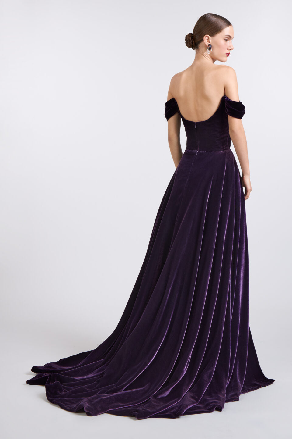 Everlee Silk Velvet Gown