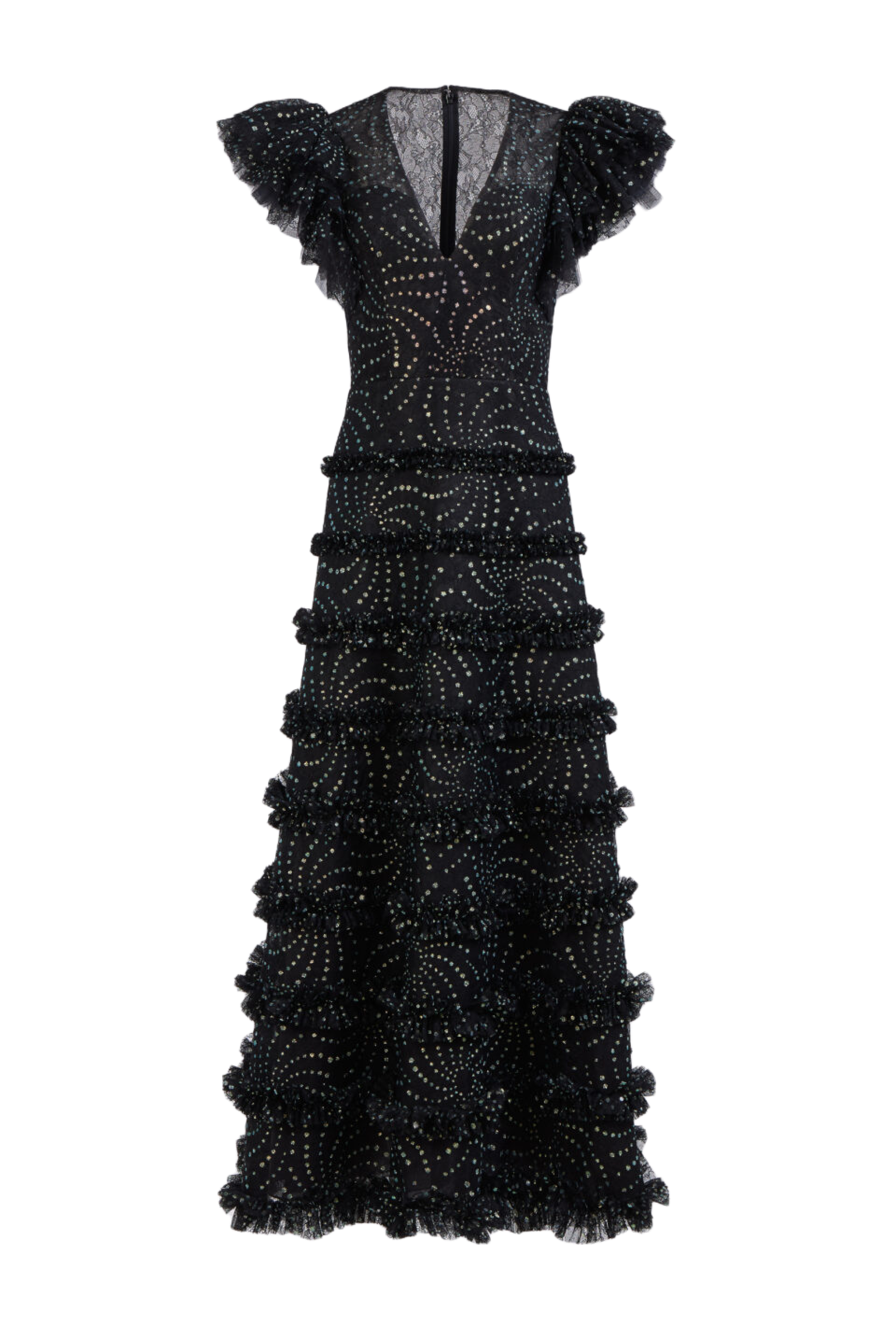 Isla Glitter Lace Dress