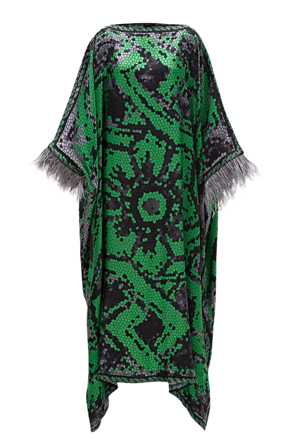 Seljuk Mosaic Caftan in Green