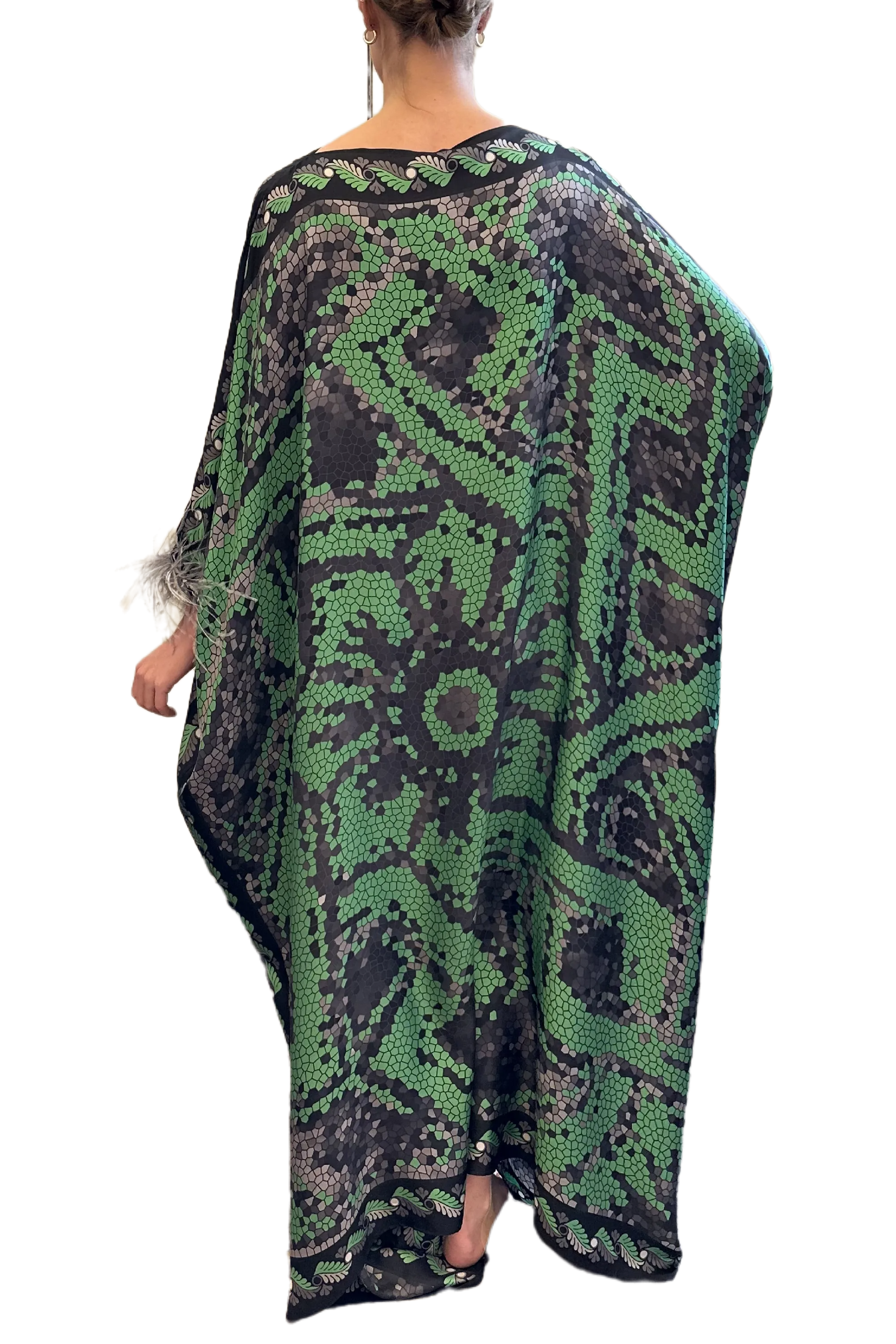 Seljuk Mosaic Caftan in Green