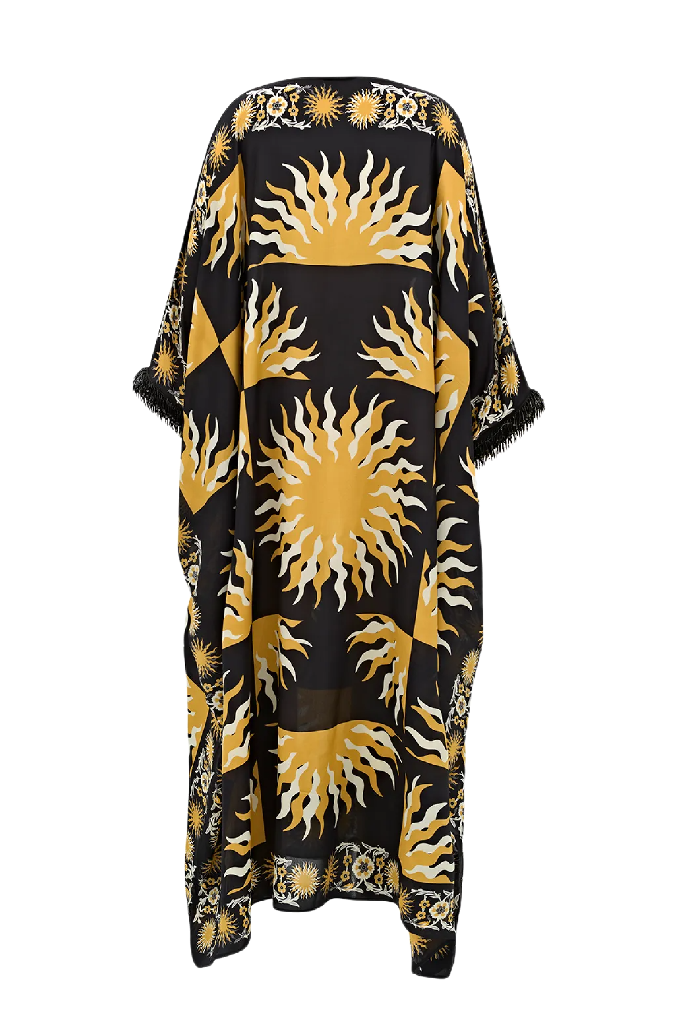 Sun Fire Caftan in Gold