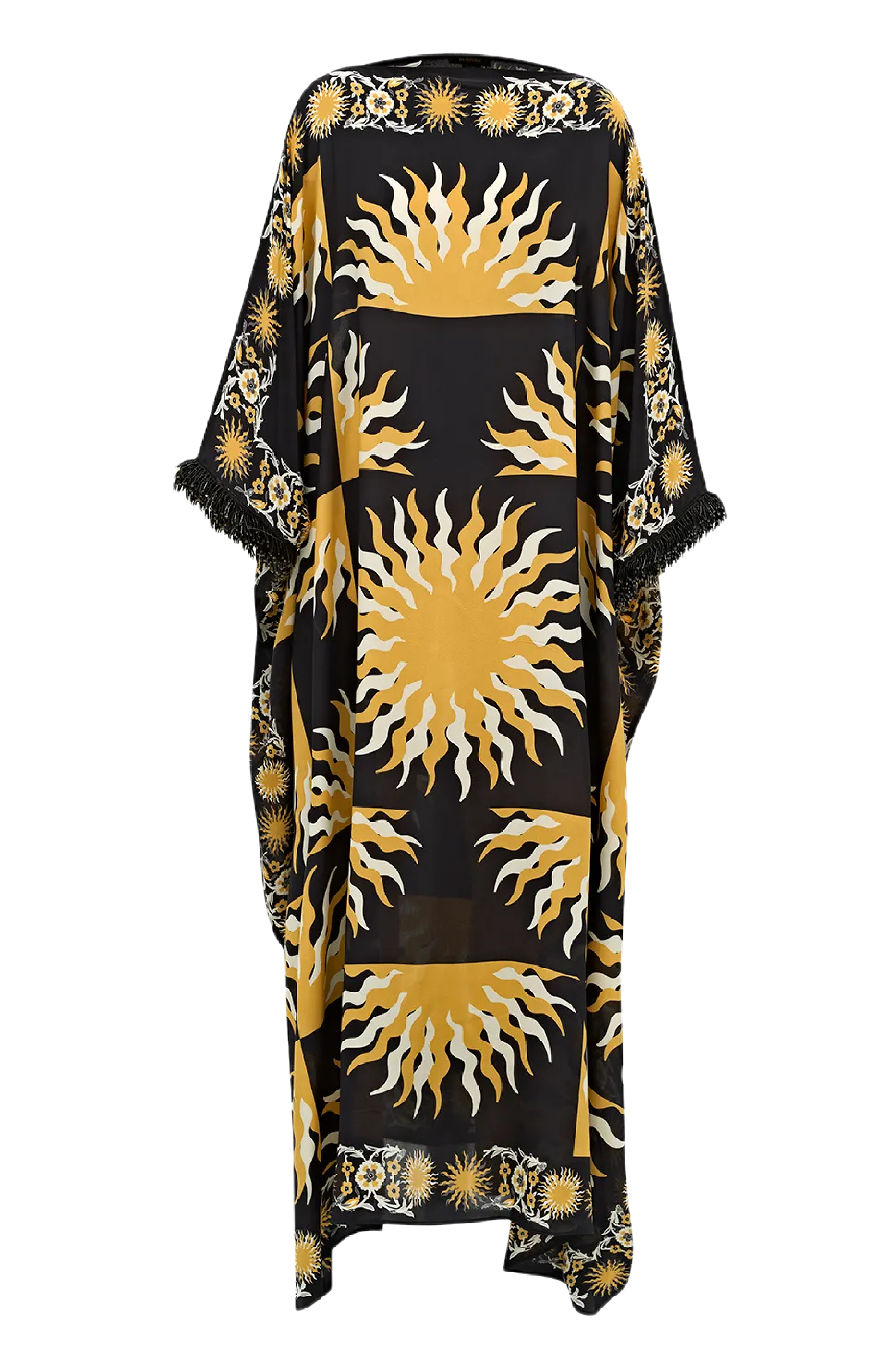 Sun Fire Caftan in Gold