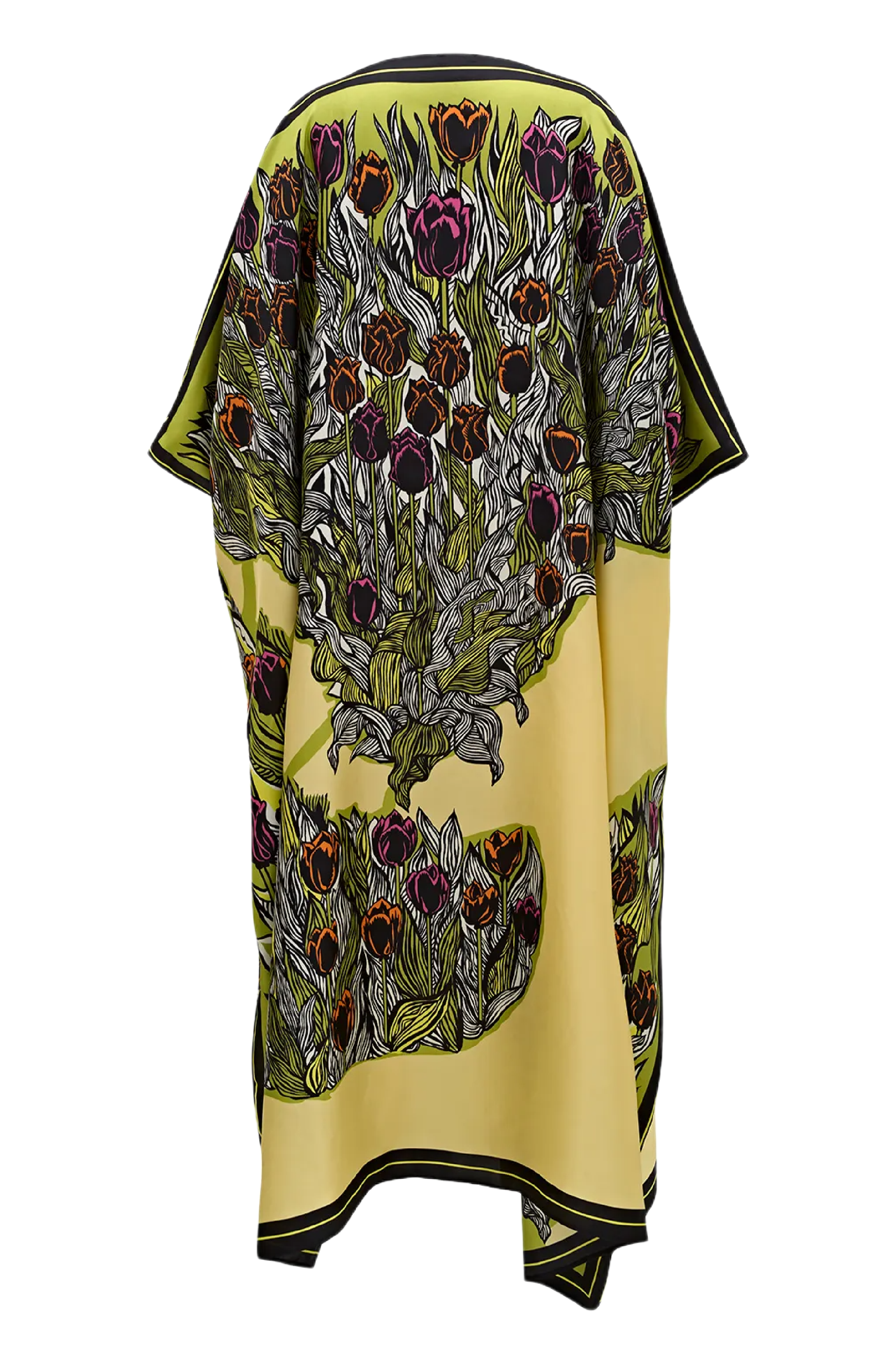 Tulips Caftan in Yellow