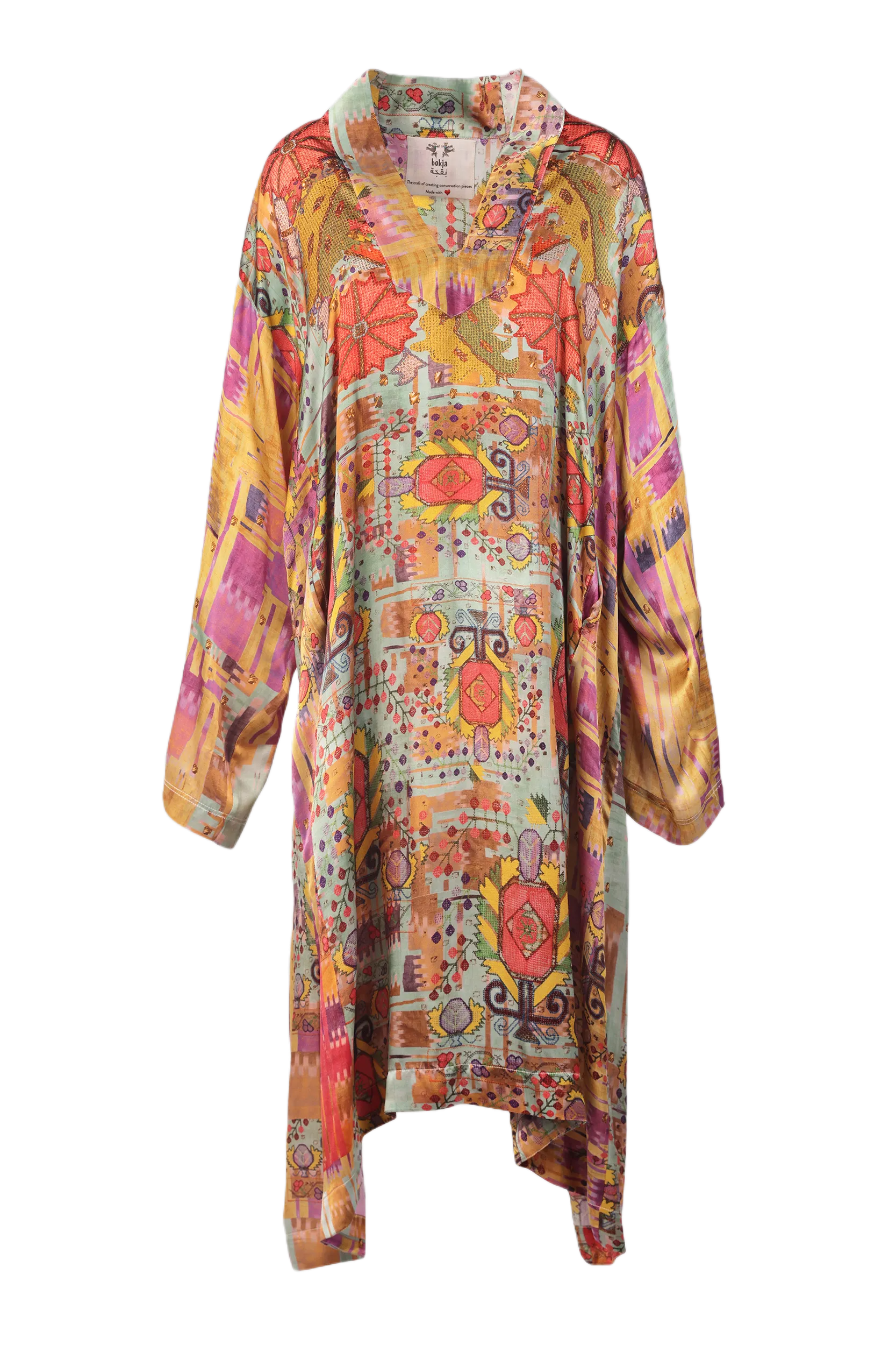 Izmir Silk Satin Farida Dress
