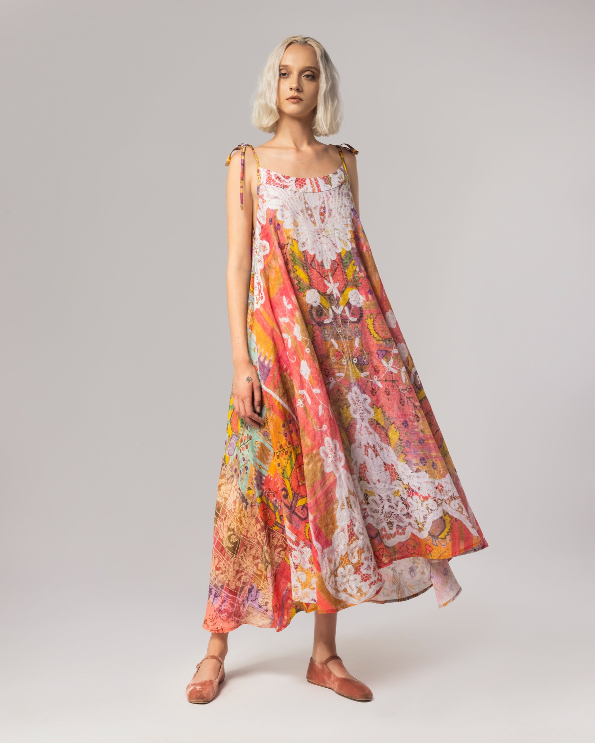 Flawless Dress in Kantara Print