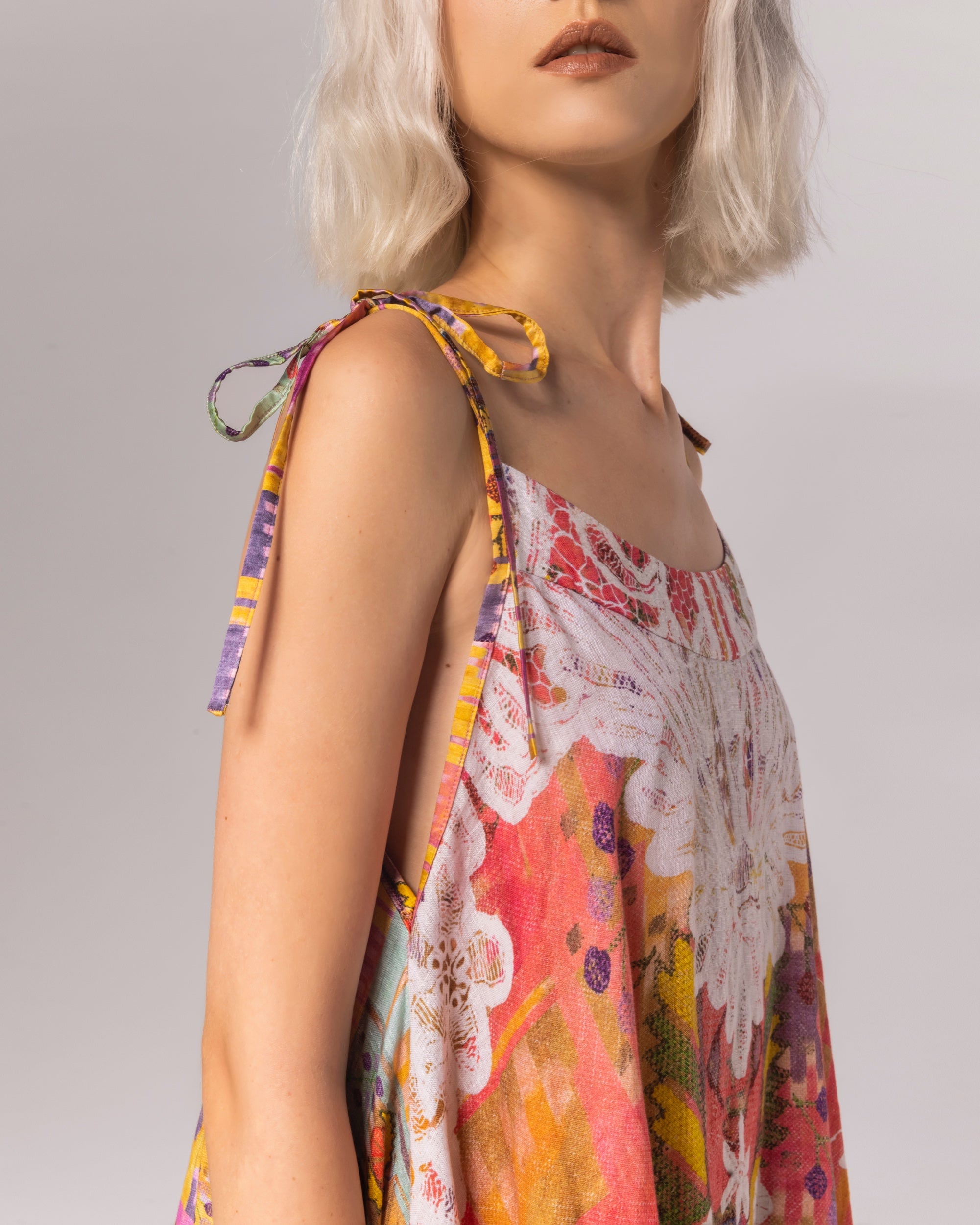 Flawless Dress in Kantara Print