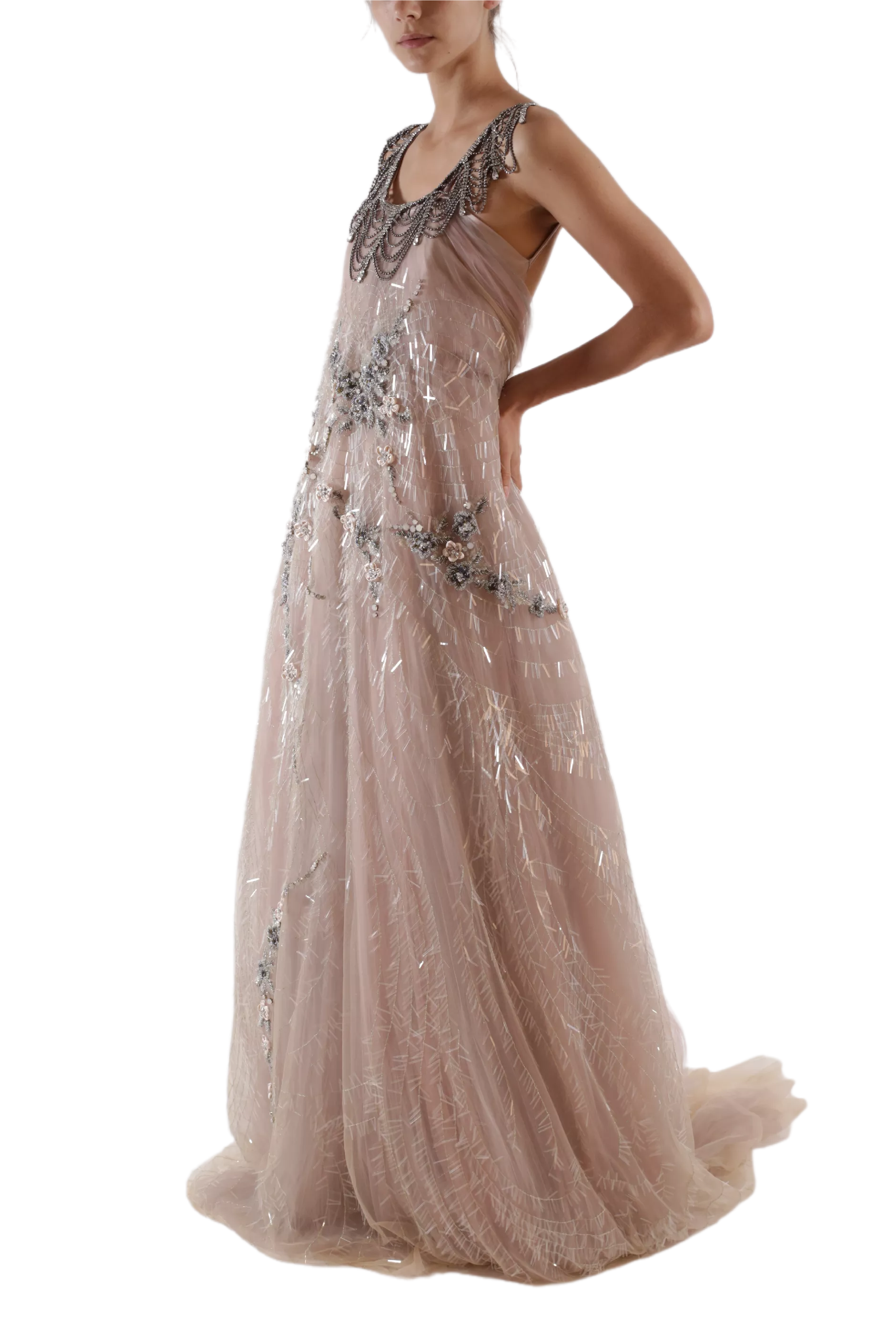 Antique Rose Gown