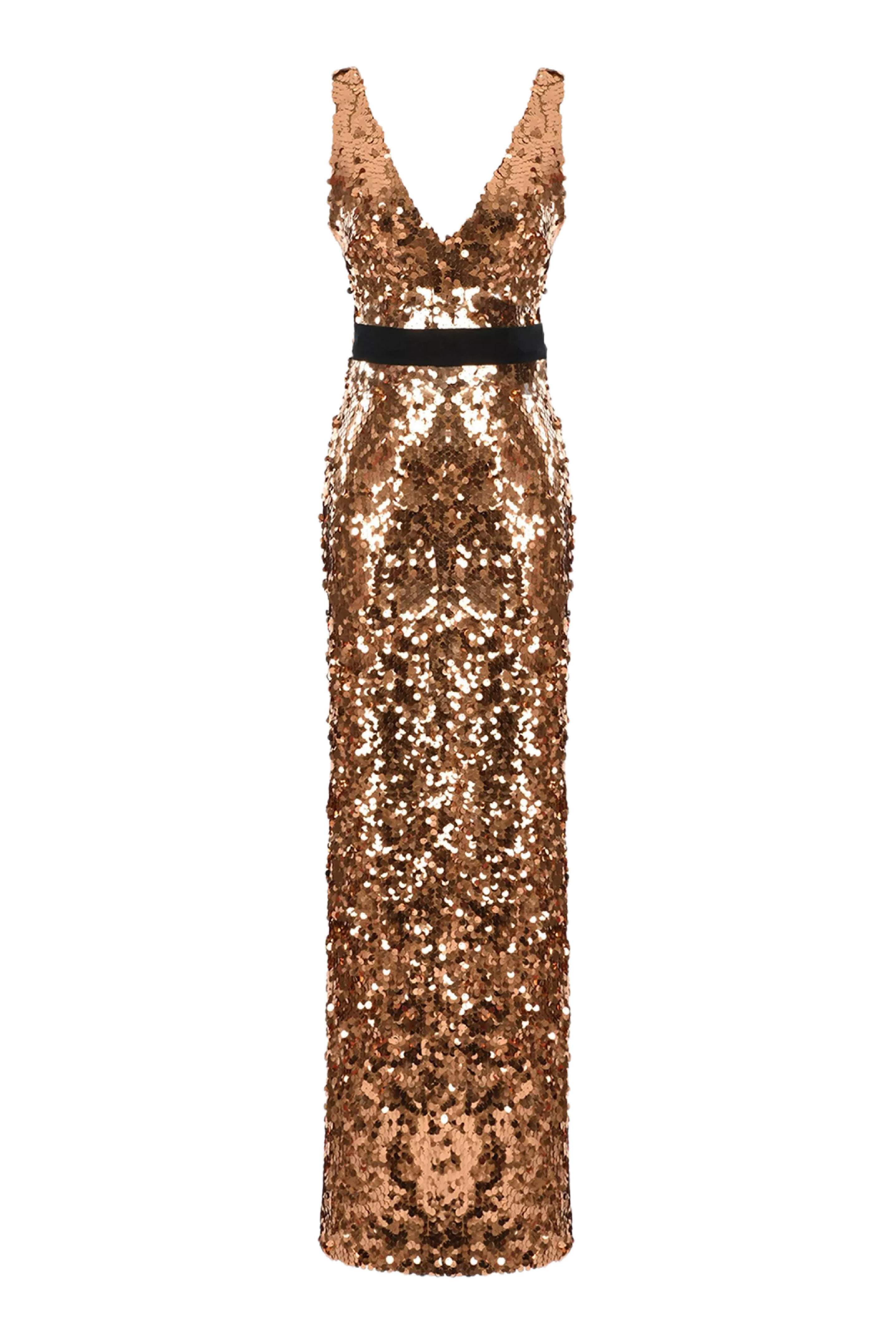 Bronze Sequin Gown