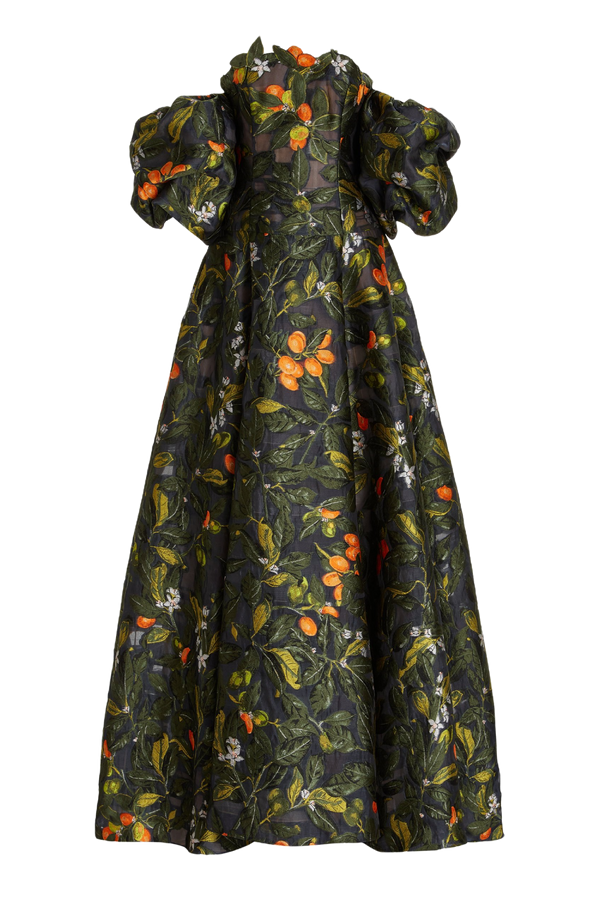 Off Shoulder Puff Gown
