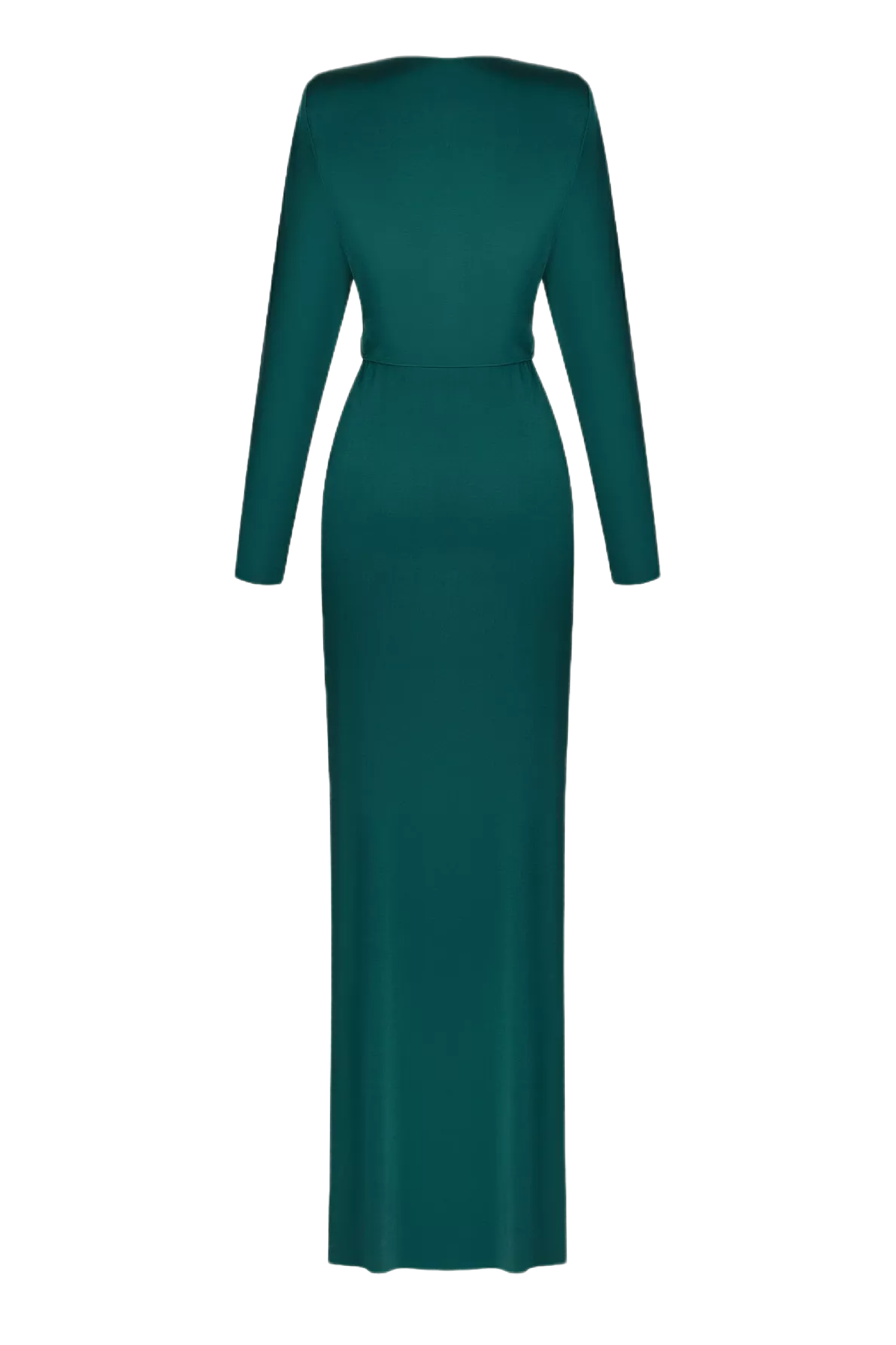 Draped Jersey Maxi Dress