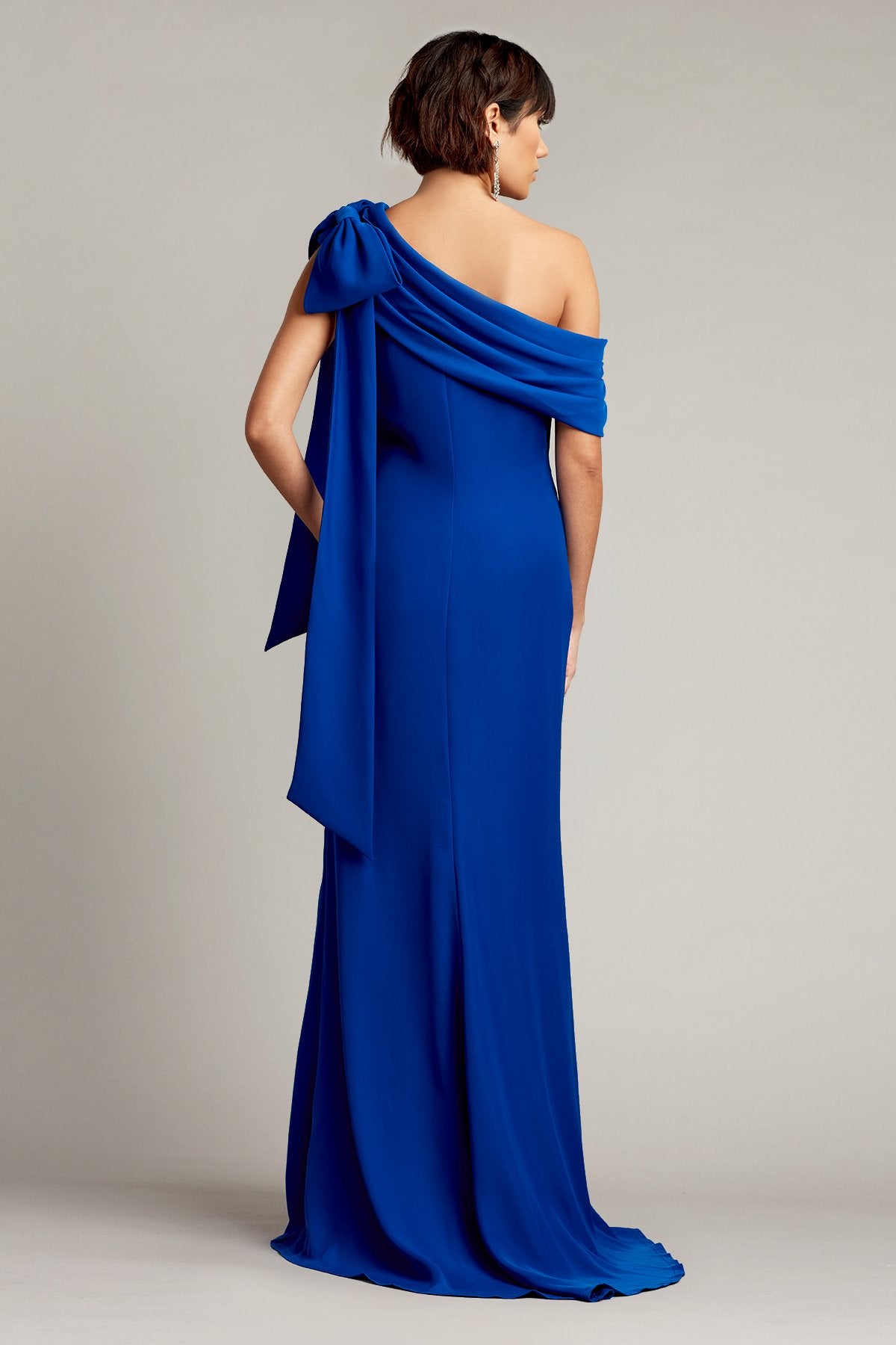 Cassia Bow-Shoulder Gown