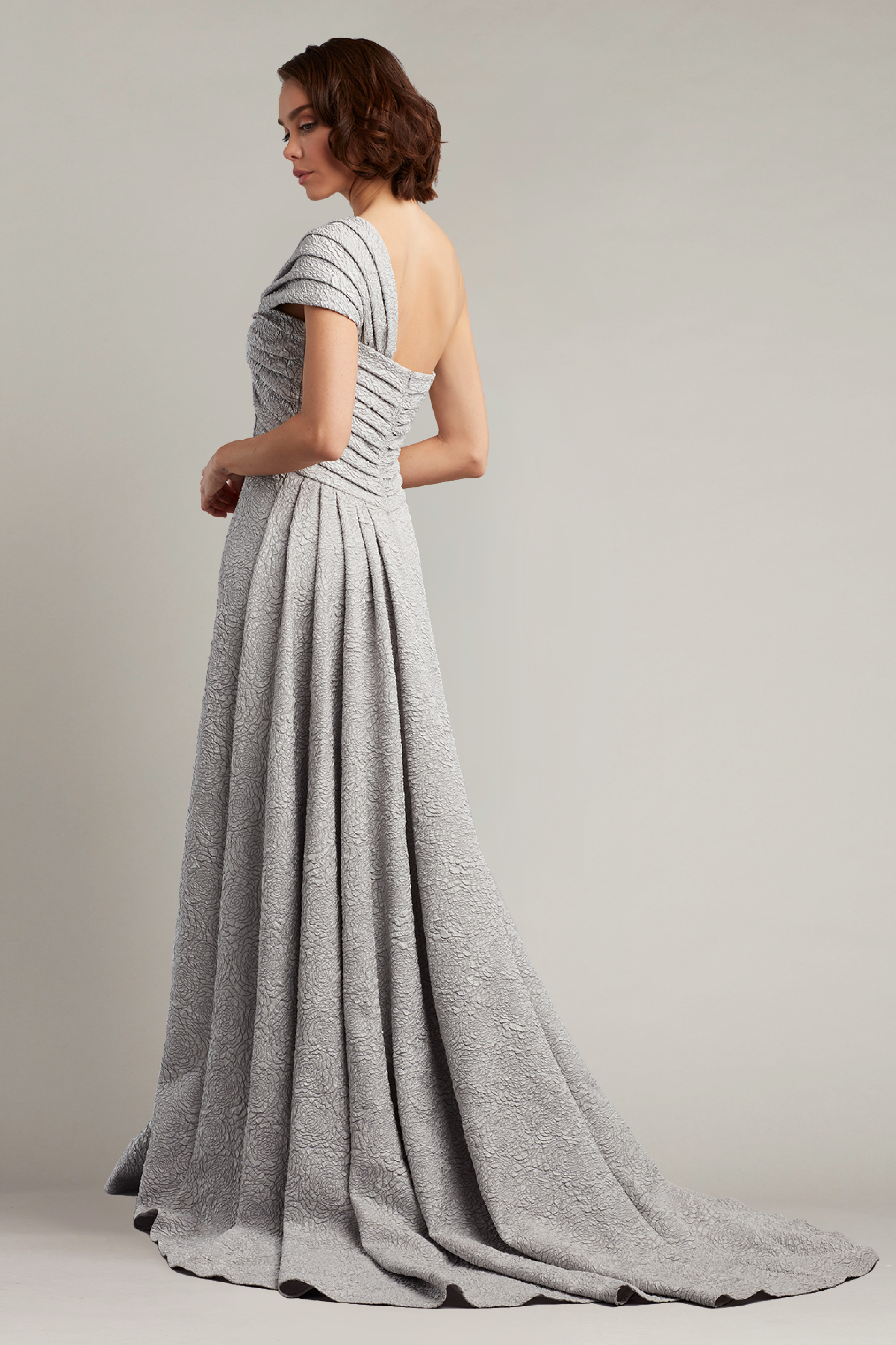 Draped Empire Gown