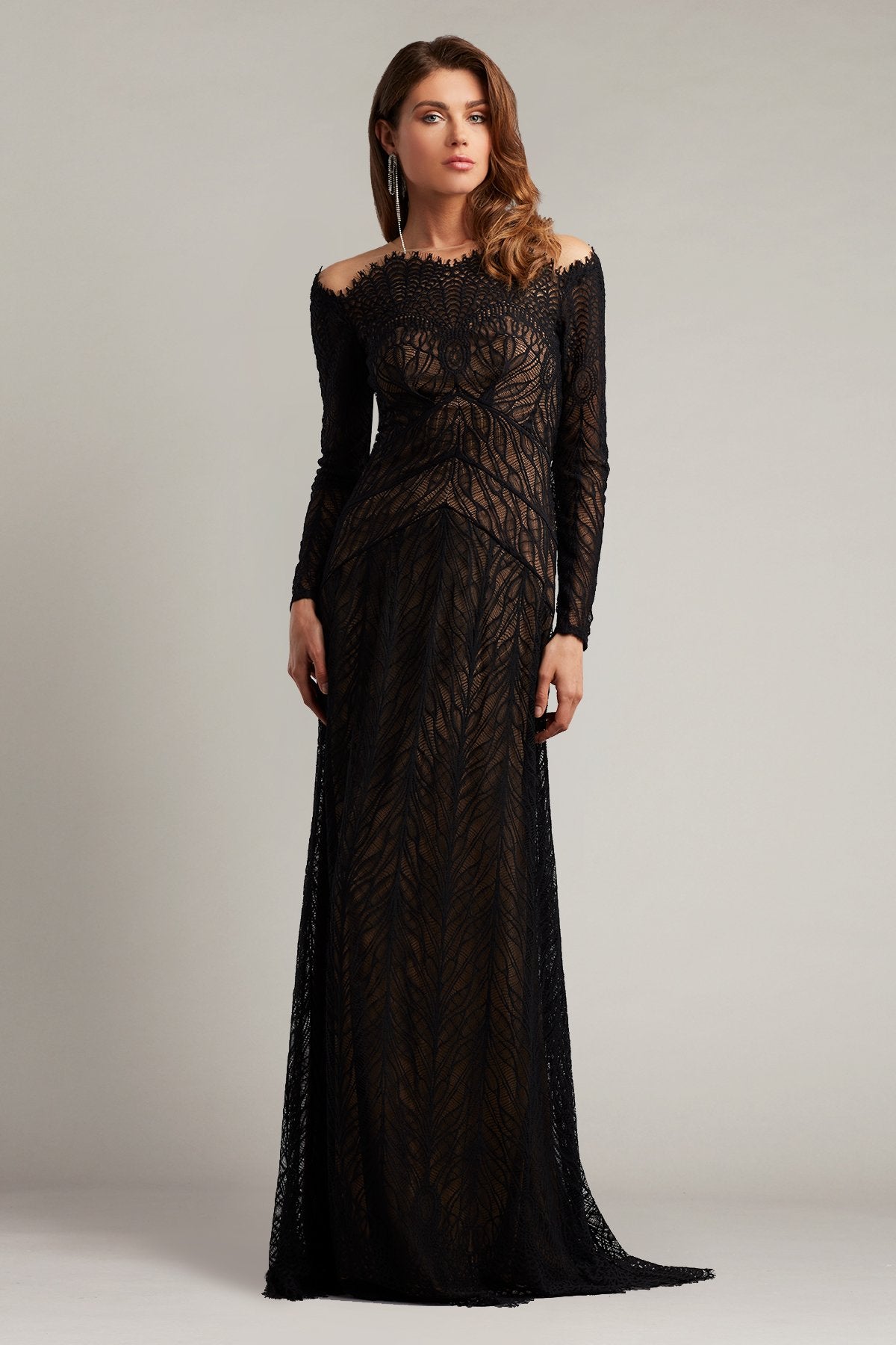 Illusion Lace Gown