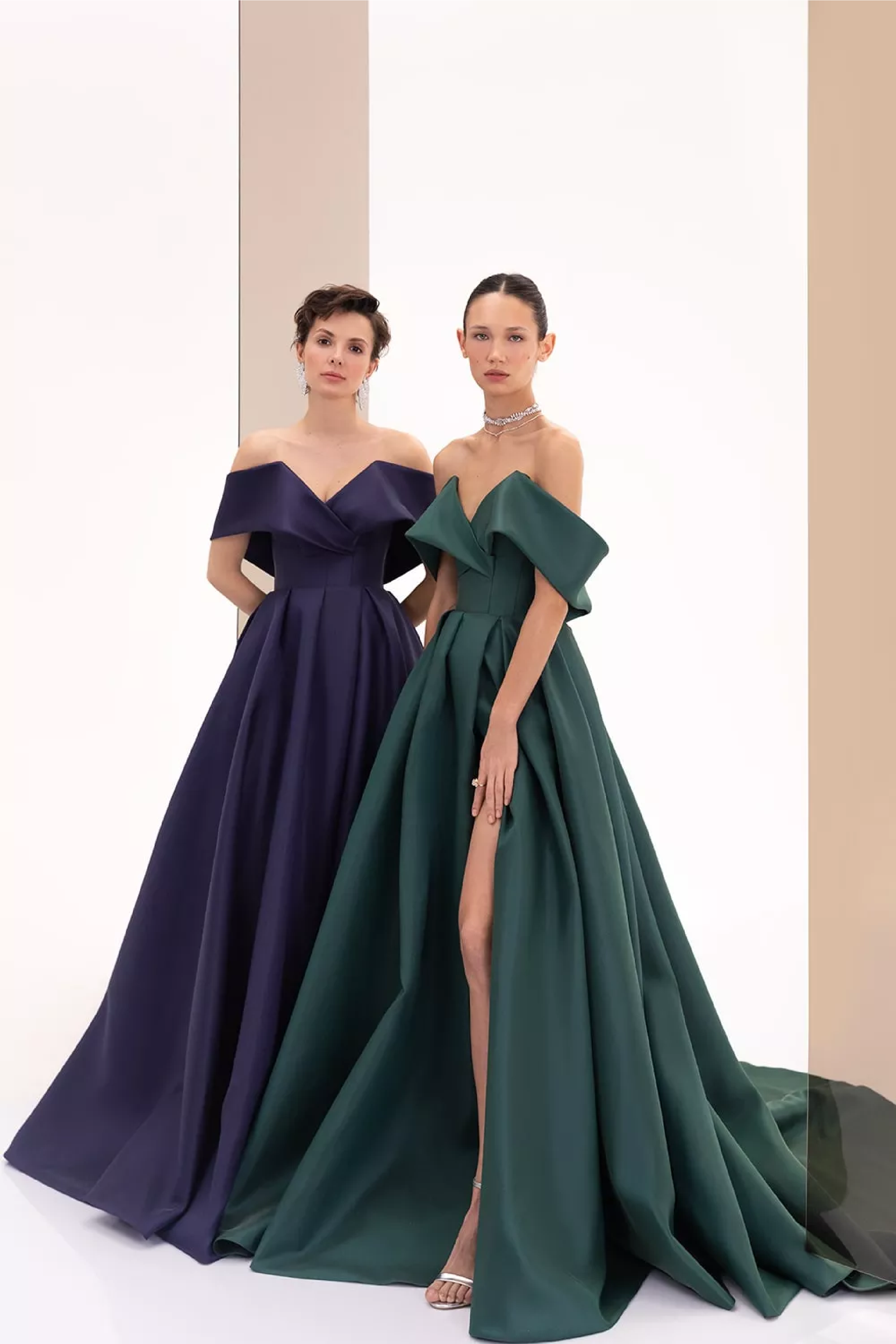 Off Shoulder Ball Gown