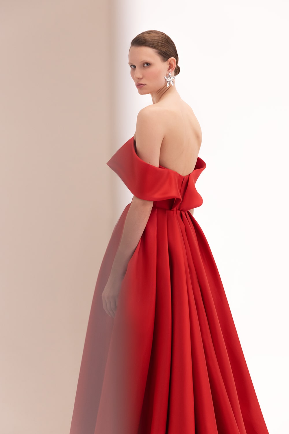 Off Shoulder Ball Gown