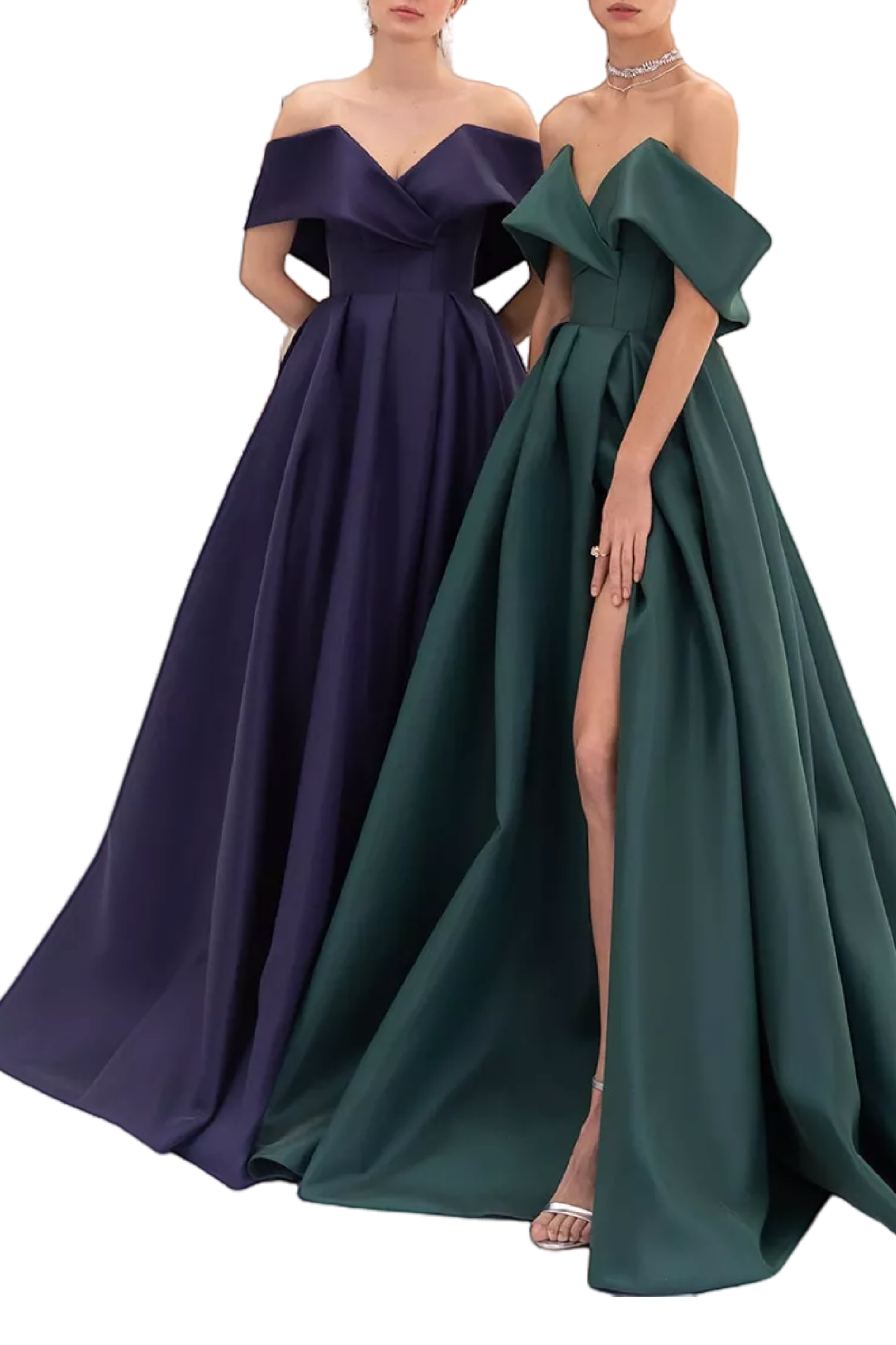 Off Shoulder Ball Gown