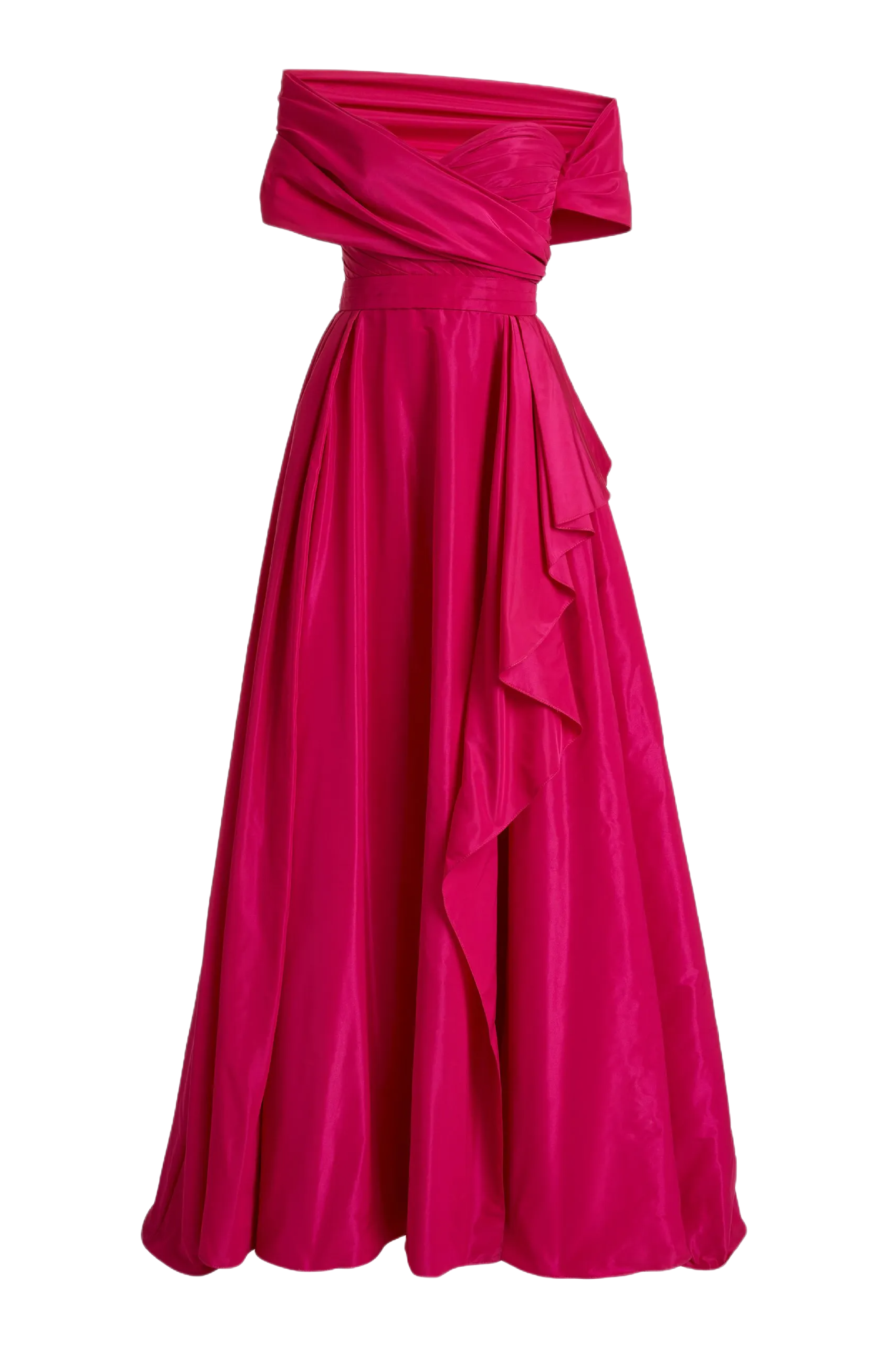 Off Shoulder Taffeta Gown