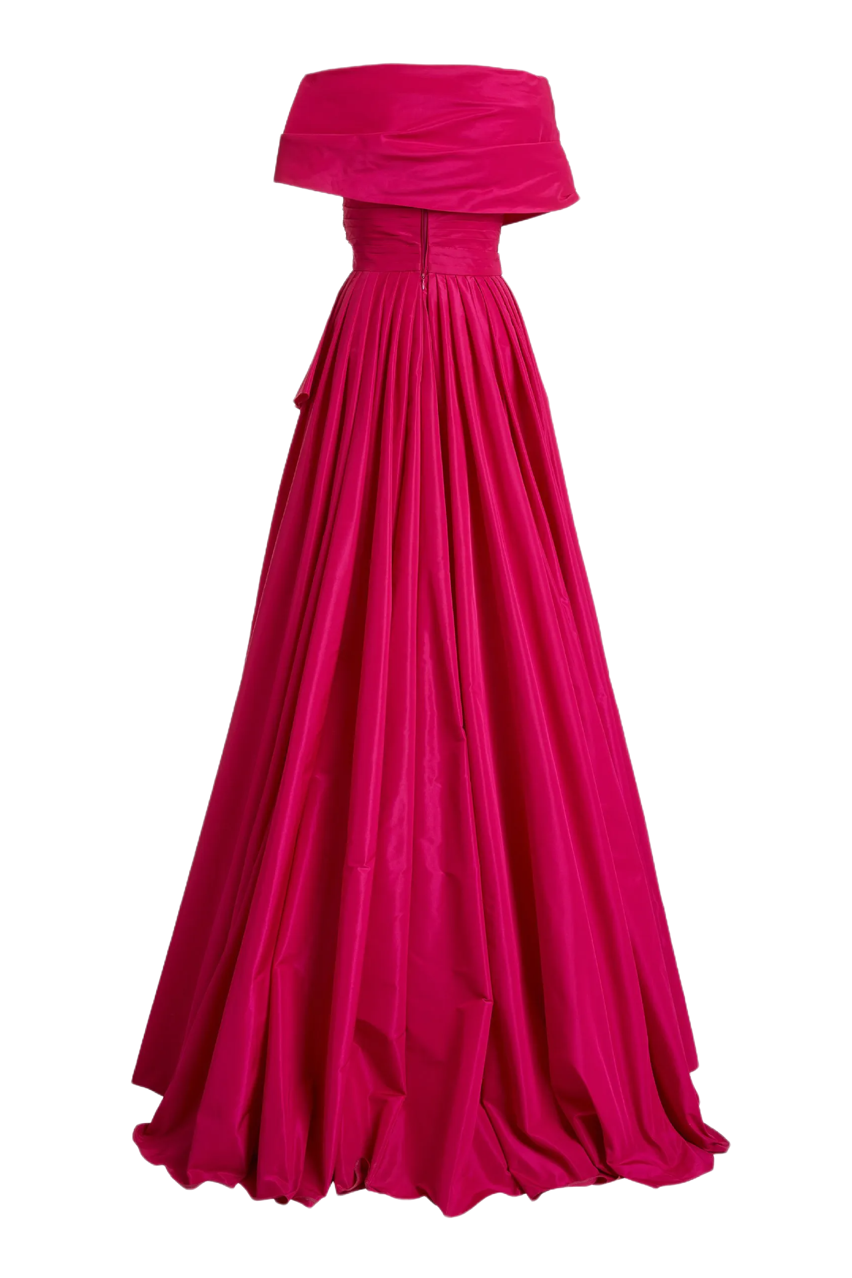 Off Shoulder Taffeta Gown