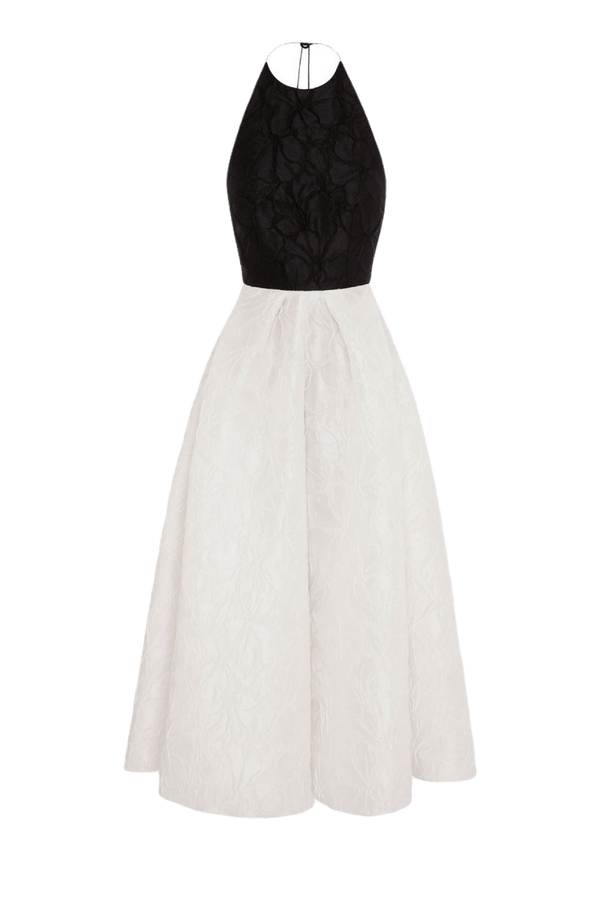 Adrian Midi Dress - ALBOUSHIYA - district 5 - dubai - riyadh - abaya - dresses - designers - evening wear - luxury - elegance - craftsmanship - gowns - cocktail dresses - collections - georges