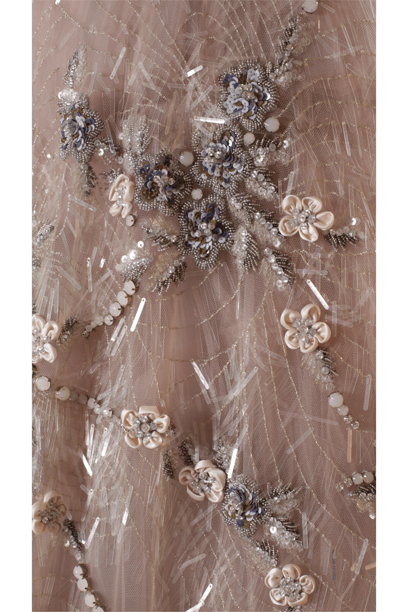 Antique Rose Gown - ALBOUSHIYA - district 5 - dubai - riyadh - abaya - dresses - designers - evening wear - luxury - elegance - craftsmanship - gowns - cocktail dresses - collections - georges