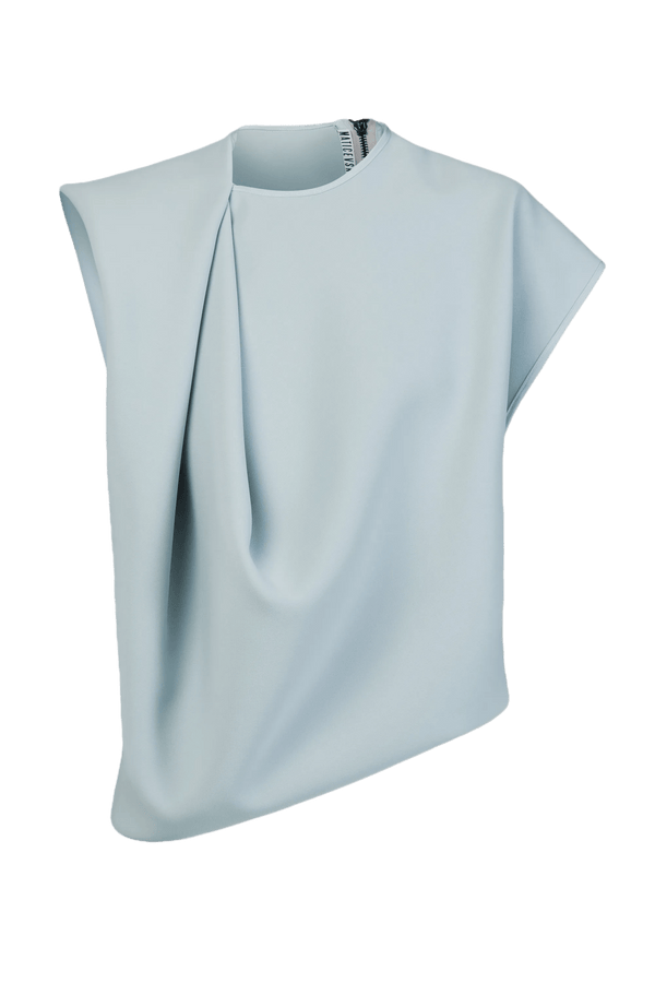 Archetype Drape Top - ALBOUSHIYA - district 5 - dubai - riyadh - abaya - dresses - designers - evening wear - luxury - elegance - craftsmanship - gowns - cocktail dresses - collections - georges