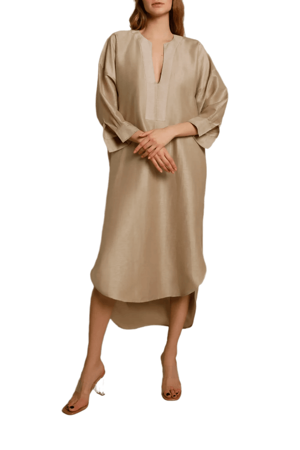 Areka Palm Dress - ALBOUSHIYA - district 5 - dubai - riyadh - abaya - dresses - designers - evening wear - luxury - elegance - craftsmanship - gowns - cocktail dresses - collections - georges