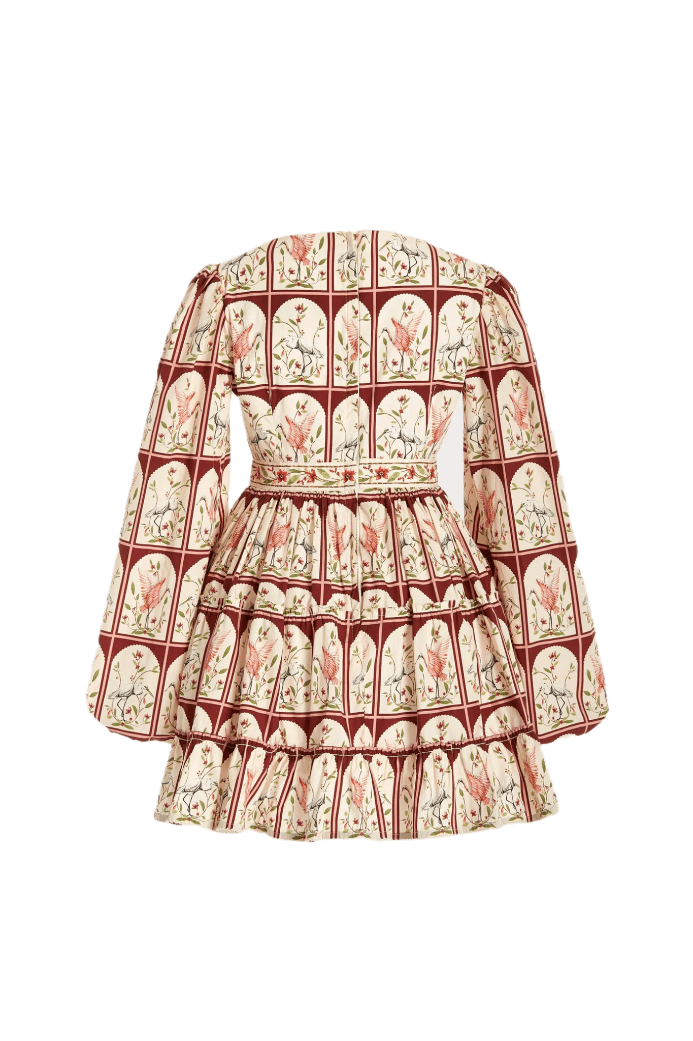 Avena Printed Cotton Mini Dress - ALBOUSHIYA - district 5 - dubai - riyadh - abaya - dresses - designers - evening wear - luxury - elegance - craftsmanship - gowns - cocktail dresses - collections - georges