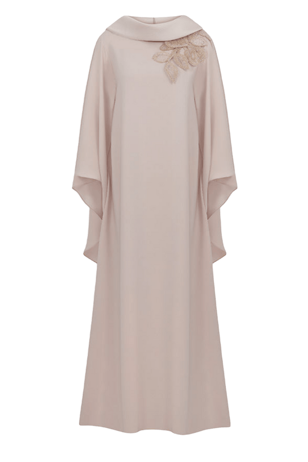 Chiffon Caftan - ALBOUSHIYA - district 5 - dubai - riyadh - abaya - dresses - designers - evening wear - luxury - elegance - craftsmanship - gowns - cocktail dresses - collections - georges