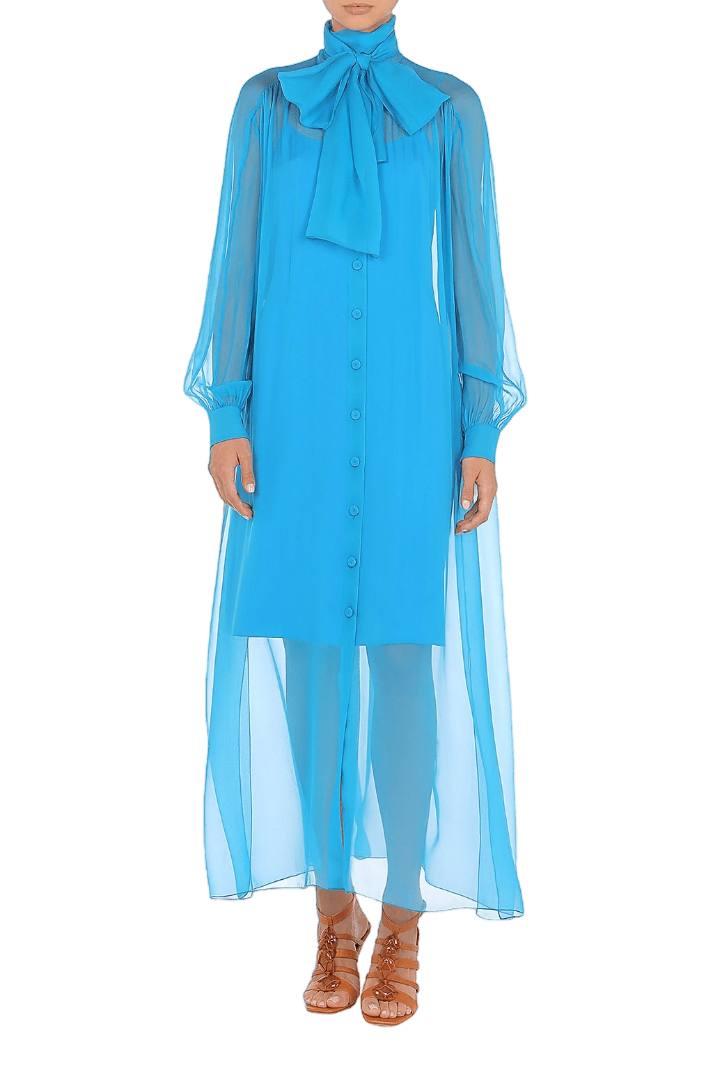 Chiffon Shirt Dress - ALBOUSHIYA - district 5 - dubai - riyadh - abaya - dresses - designers - evening wear - luxury - elegance - craftsmanship - gowns - cocktail dresses - collections - georges