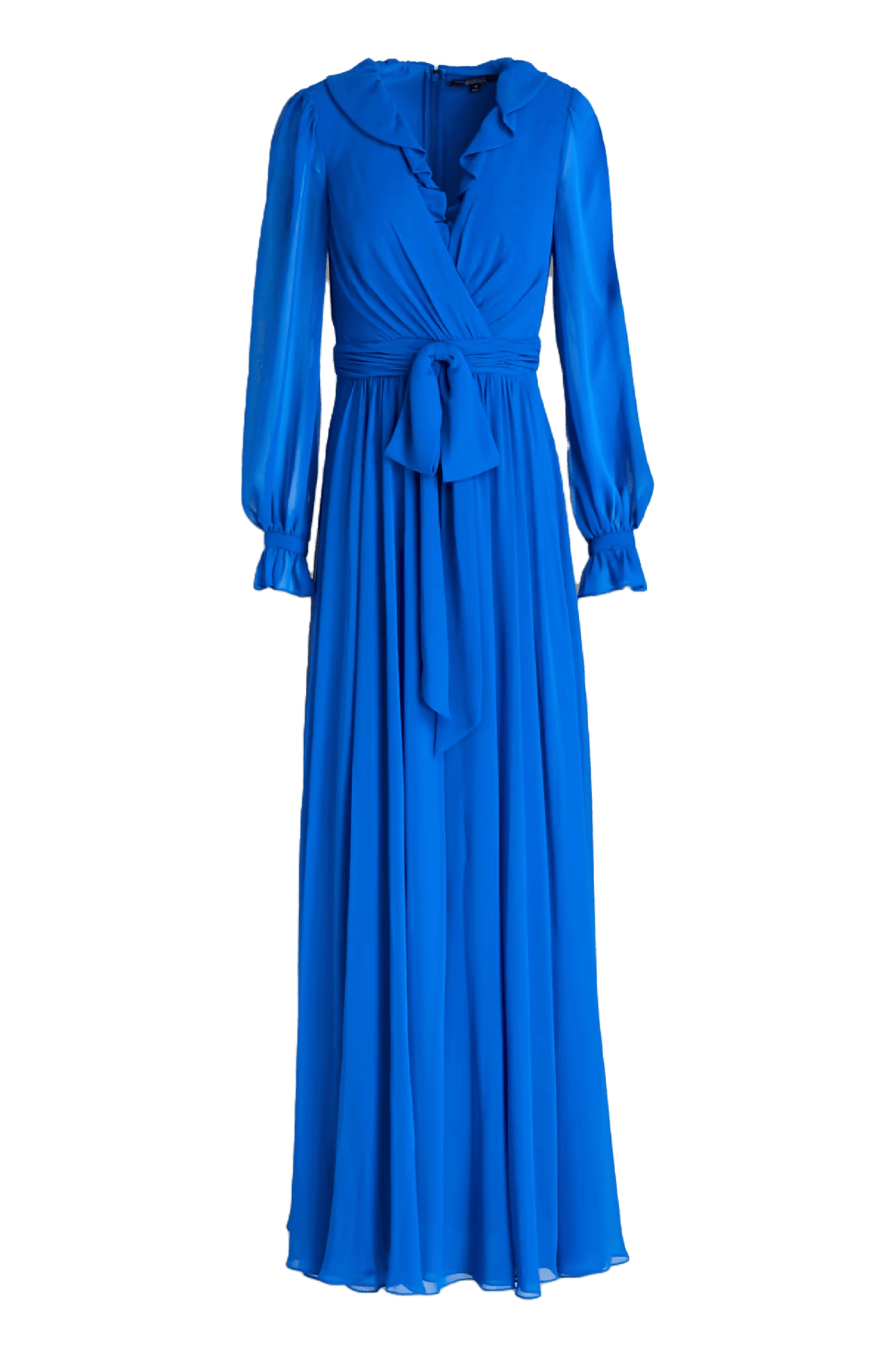 Chiffon Wrap Maxi Dress - ALBOUSHIYA - district 5 - dubai - riyadh - abaya - dresses - designers - evening wear - luxury - elegance - craftsmanship - gowns - cocktail dresses - collections - georges