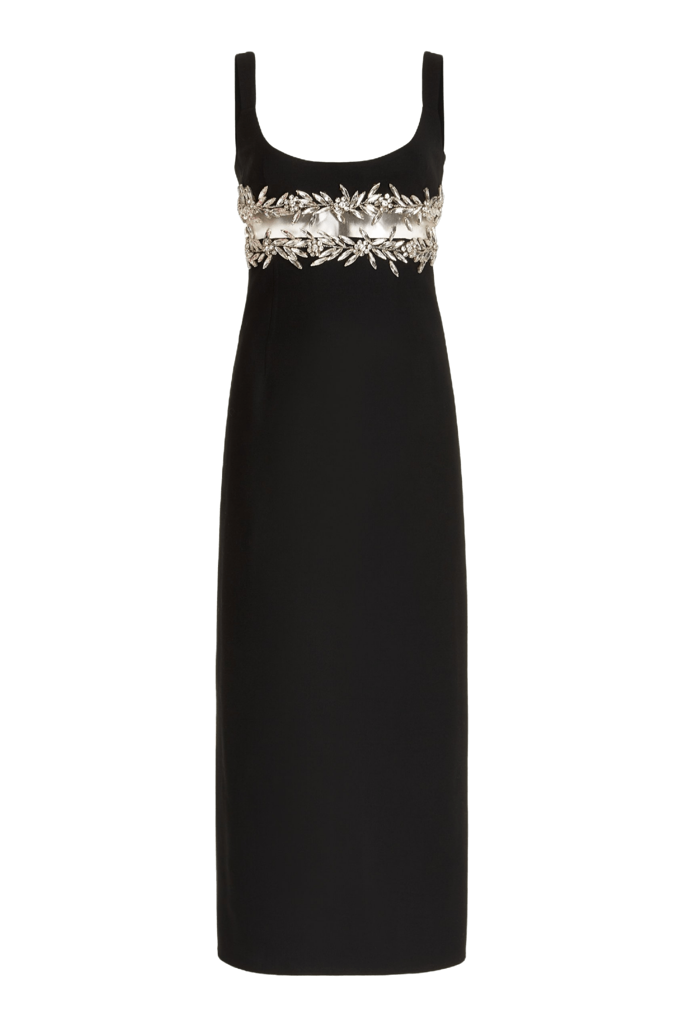 Crystal Embroidered Cut Out Dress - ALBOUSHIYA - district 5 - dubai - riyadh - abaya - dresses - designers - evening wear - luxury - elegance - craftsmanship - gowns - cocktail dresses - collections - georges