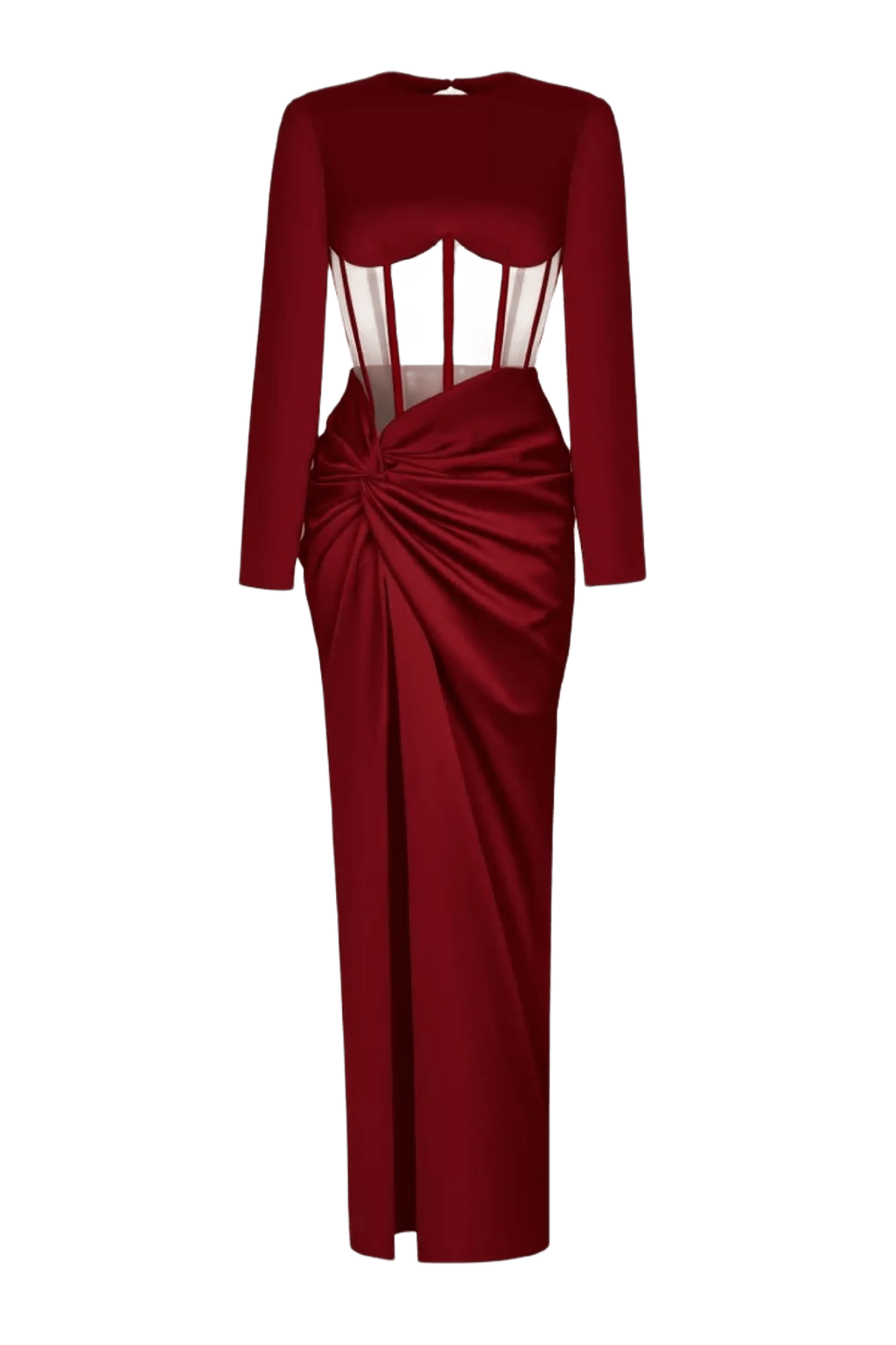 Draped Corset Gown - ALBOUSHIYA - district 5 - dubai - riyadh - abaya - dresses - designers - evening wear - luxury - elegance - craftsmanship - gowns - cocktail dresses - collections - georges