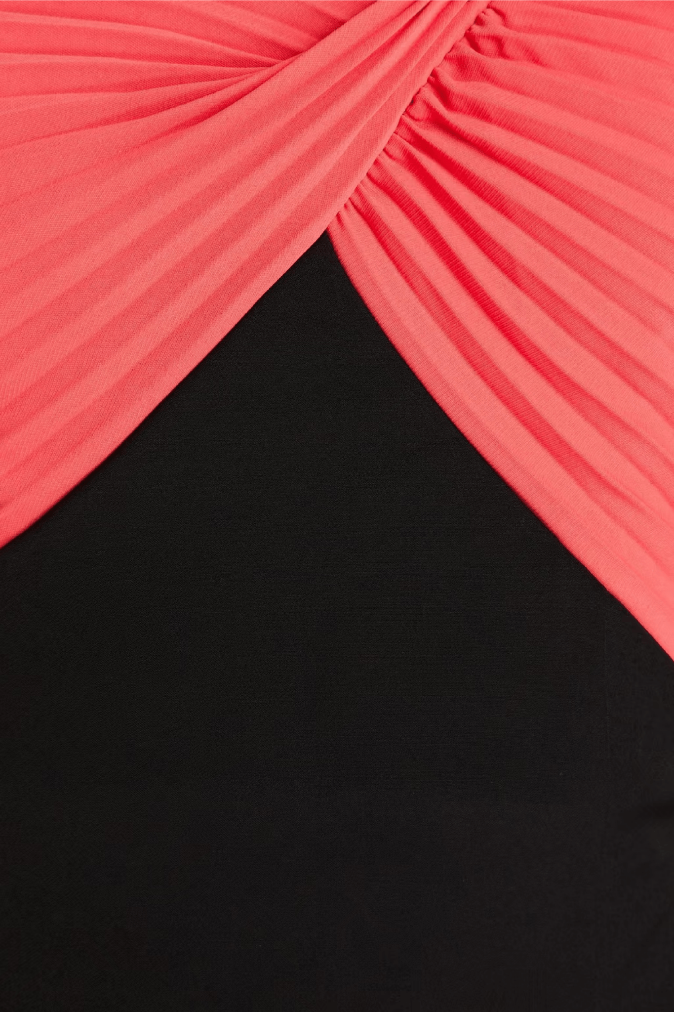 Draped Pleated - Paneled Crepe Midi Dress - ALBOUSHIYA - district 5 - dubai - riyadh - abaya - dresses - designers - evening wear - luxury - elegance - craftsmanship - gowns - cocktail dresses - collections - georges
