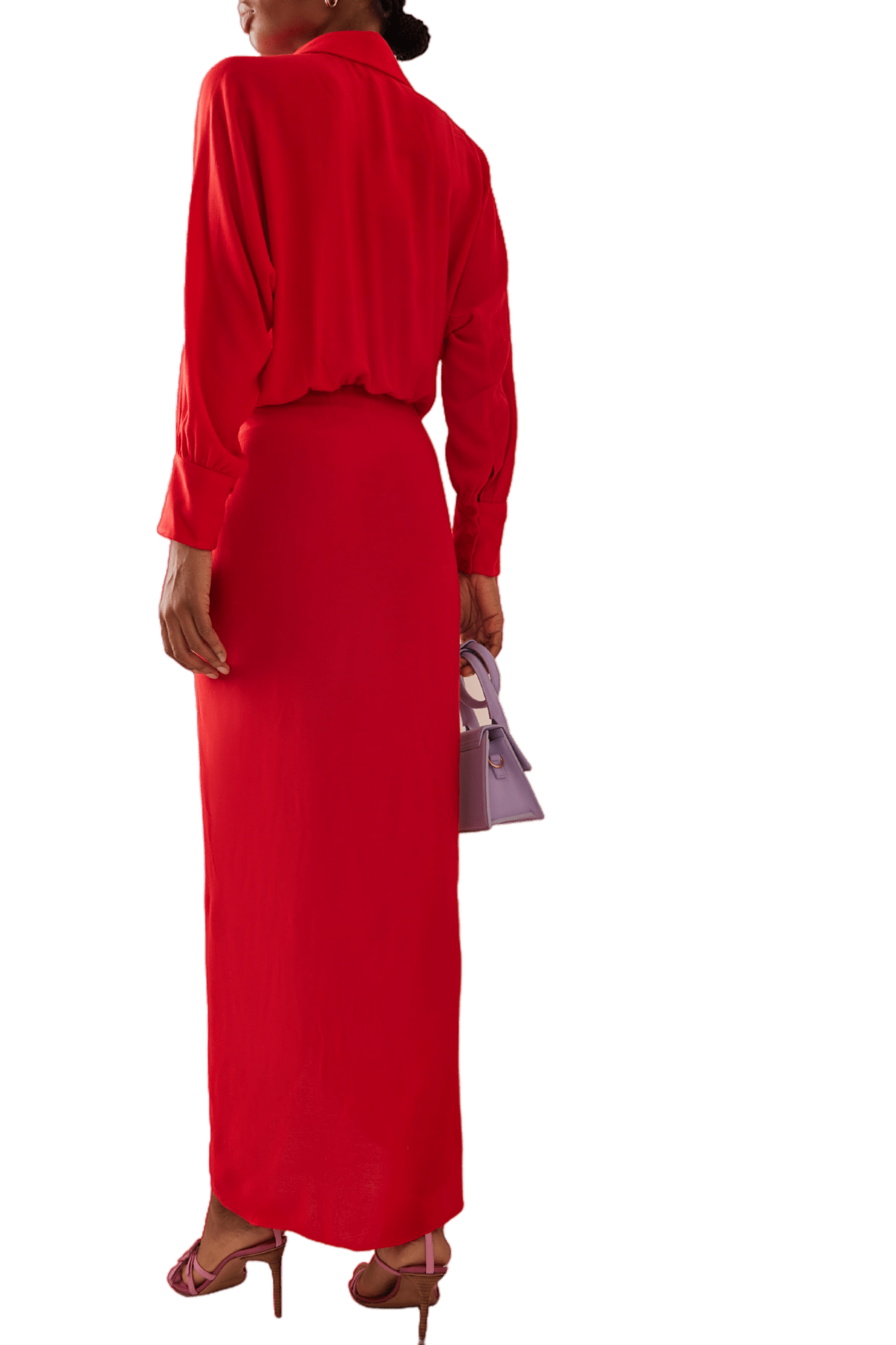 El Oasis Wrap Dress - ALBOUSHIYA - district 5 - dubai - riyadh - abaya - dresses - designers - evening wear - luxury - elegance - craftsmanship - gowns - cocktail dresses - collections - georges