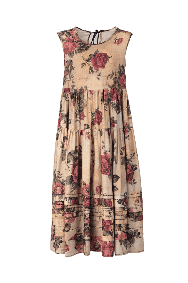 Enchanted Dress in English Rose - ALBOUSHIYA - district 5 - dubai - riyadh - abaya - dresses - designers - evening wear - luxury - elegance - craftsmanship - gowns - cocktail dresses - collections - georges