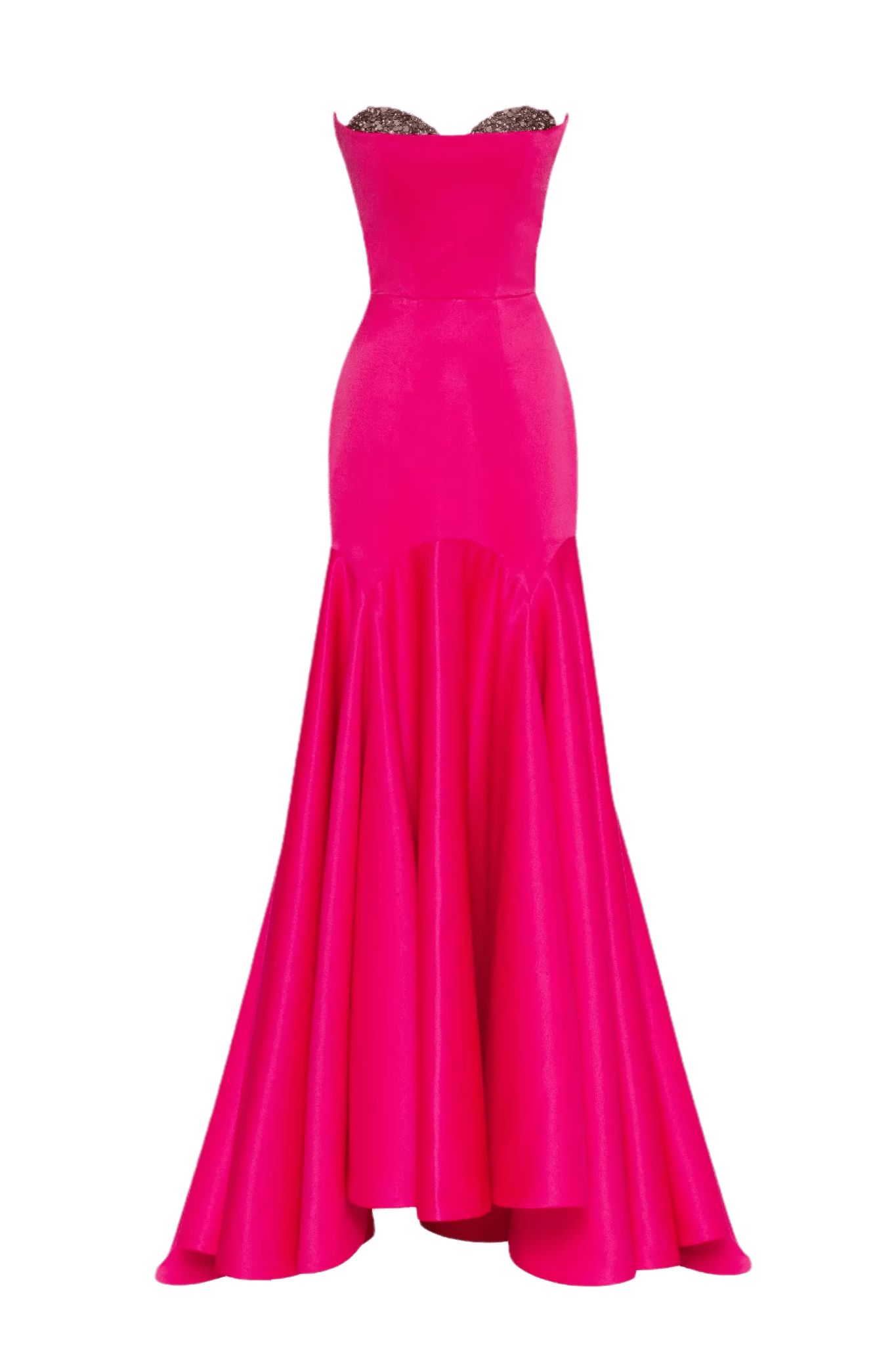Fitted Strapless Gown - ALBOUSHIYA - district 5 - dubai - riyadh - abaya - dresses - designers - evening wear - luxury - elegance - craftsmanship - gowns - cocktail dresses - collections - georges