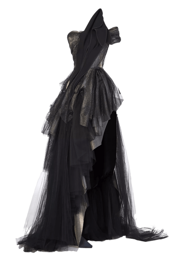 Impassioned Gown - ALBOUSHIYA - district 5 - dubai - riyadh - abaya - dresses - designers - evening wear - luxury - elegance - craftsmanship - gowns - cocktail dresses - collections - georges