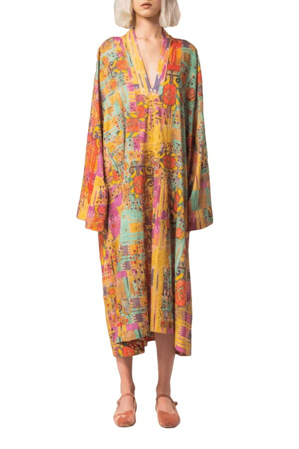 Izmir Linen Farida Dress - ALBOUSHIYA - district 5 - dubai - riyadh - abaya - dresses - designers - evening wear - luxury - elegance - craftsmanship - gowns - cocktail dresses - collections - georges