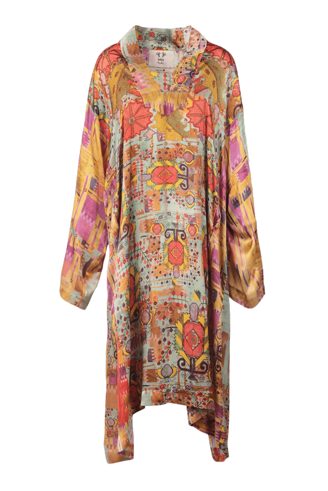Izmir Silk Satin Farida Dress - ALBOUSHIYA - district 5 - dubai - riyadh - abaya - dresses - designers - evening wear - luxury - elegance - craftsmanship - gowns - cocktail dresses - collections - georges