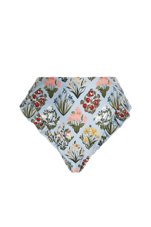 Jengibre Ruffled Floral Bikini Bottoms - ALBOUSHIYA - district 5 - dubai - riyadh - abaya - dresses - designers - evening wear - luxury - elegance - craftsmanship - gowns - cocktail dresses - collections - georges
