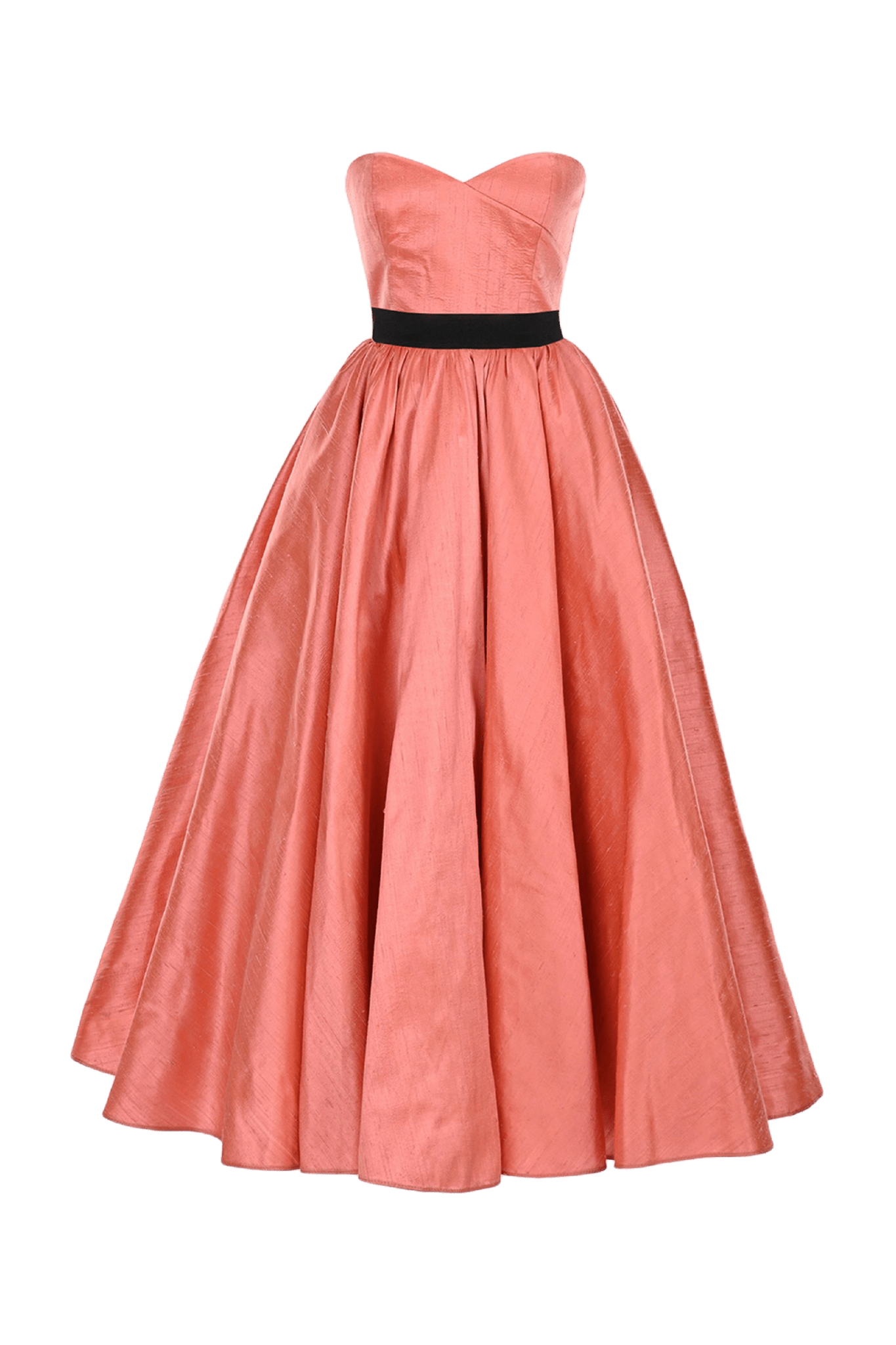 Jo Strapless Silk Dress - ALBOUSHIYA - district 5 - dubai - riyadh - abaya - dresses - designers - evening wear - luxury - elegance - craftsmanship - gowns - cocktail dresses - collections - georges