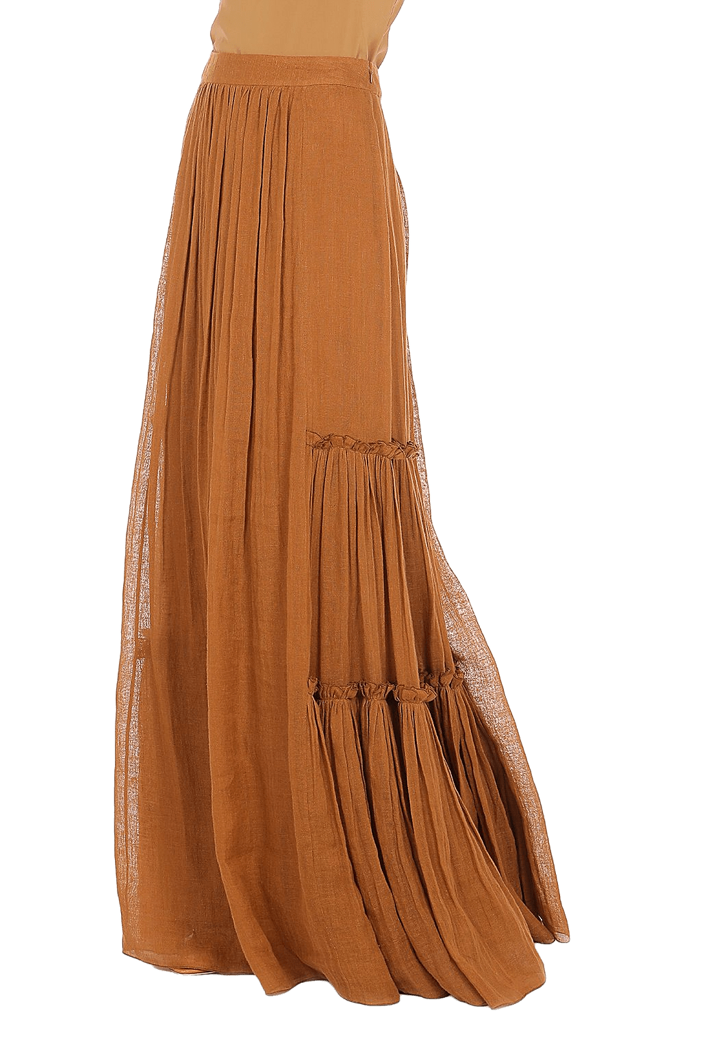 Linen Maxi Skirt - ALBOUSHIYA - district 5 - dubai - riyadh - abaya - dresses - designers - evening wear - luxury - elegance - craftsmanship - gowns - cocktail dresses - collections - georges
