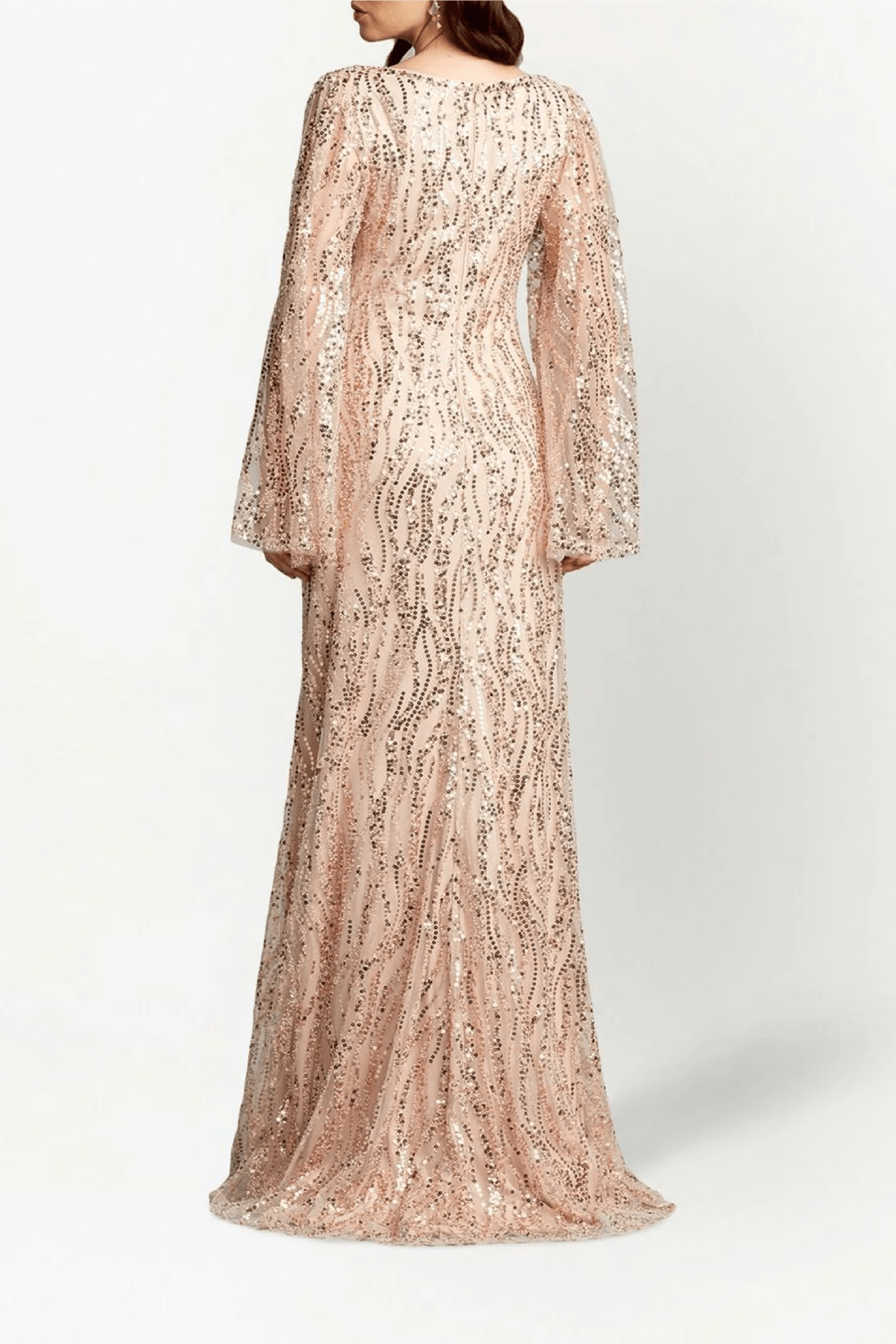 Magnolia Embellished Tulle Gown - ALBOUSHIYA - district 5 - dubai - riyadh - abaya - dresses - designers - evening wear - luxury - elegance - craftsmanship - gowns - cocktail dresses - collections - georges