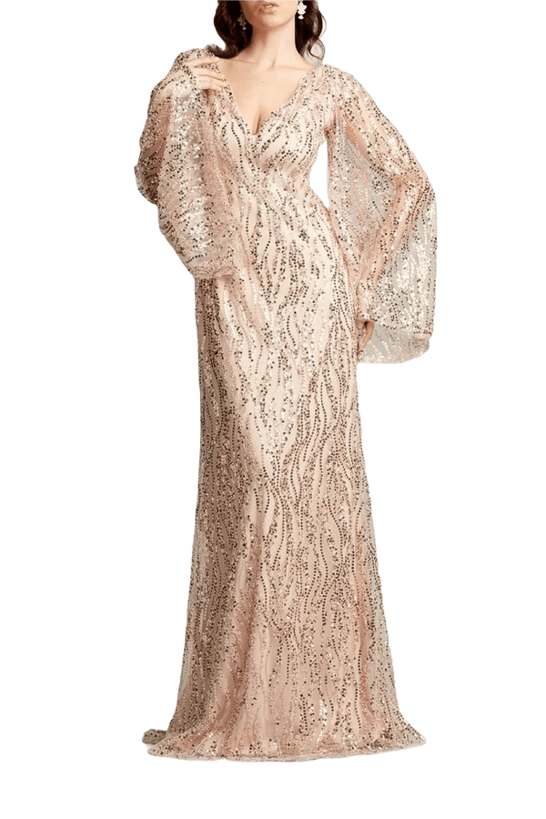 Magnolia Embellished Tulle Gown - ALBOUSHIYA - district 5 - dubai - riyadh - abaya - dresses - designers - evening wear - luxury - elegance - craftsmanship - gowns - cocktail dresses - collections - georges