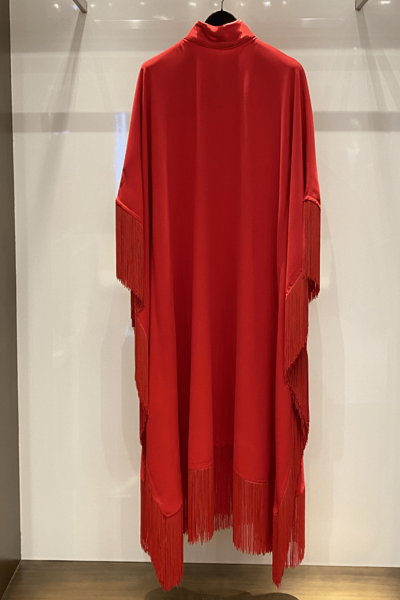 Maya Dress in Red - ALBOUSHIYA - district 5 - dubai - riyadh - abaya - dresses - designers - evening wear - luxury - elegance - craftsmanship - gowns - cocktail dresses - collections - georges