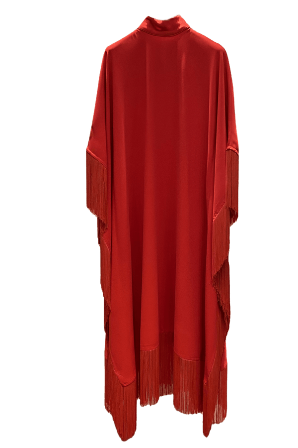 Maya Dress in Red - ALBOUSHIYA - district 5 - dubai - riyadh - abaya - dresses - designers - evening wear - luxury - elegance - craftsmanship - gowns - cocktail dresses - collections - georges