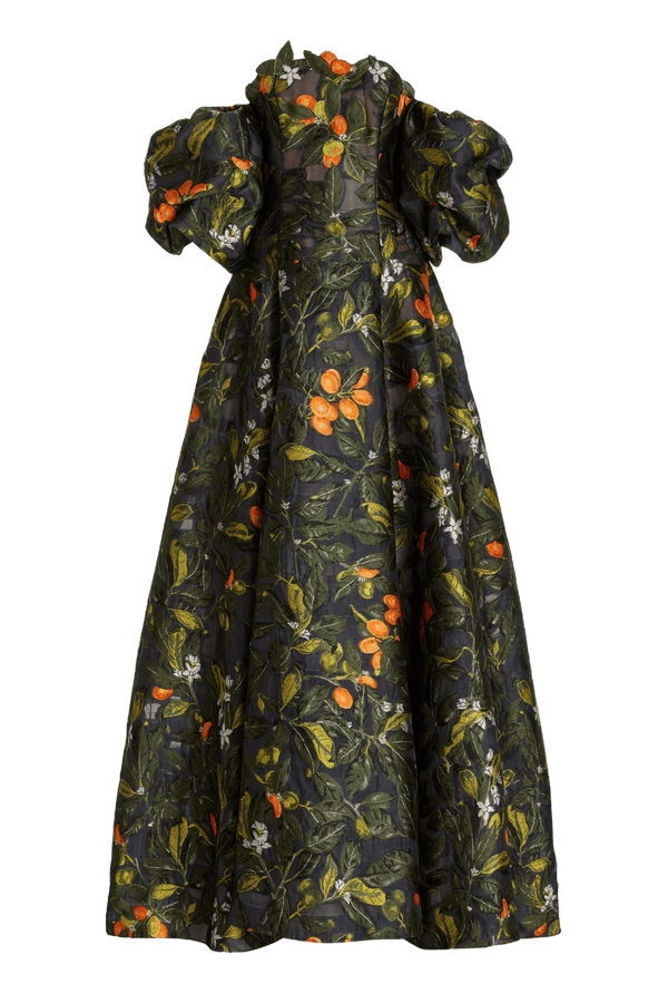 Off Shoulder Puff Gown - ALBOUSHIYA - district 5 - dubai - riyadh - abaya - dresses - designers - evening wear - luxury - elegance - craftsmanship - gowns - cocktail dresses - collections - georges