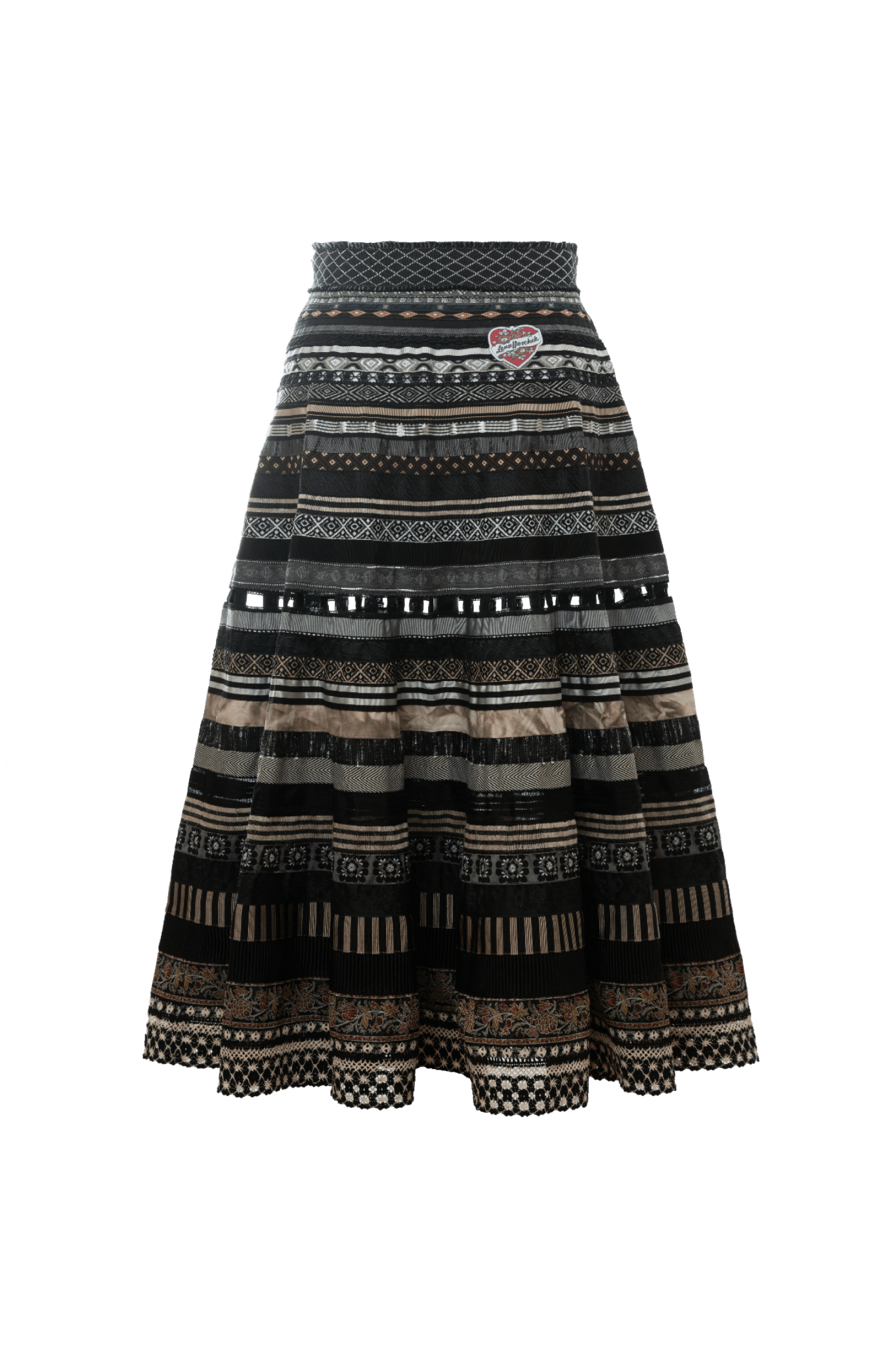 Opulence Ribbon Skirt in Espresso - ALBOUSHIYA - district 5 - dubai - riyadh - abaya - dresses - designers - evening wear - luxury - elegance - craftsmanship - gowns - cocktail dresses - collections - georges