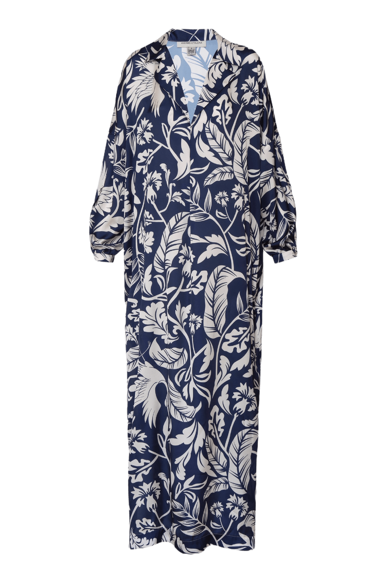 Perla Azul Tunic in Navy - ALBOUSHIYA - district 5 - dubai - riyadh - abaya - dresses - designers - evening wear - luxury - elegance - craftsmanship - gowns - cocktail dresses - collections - georges