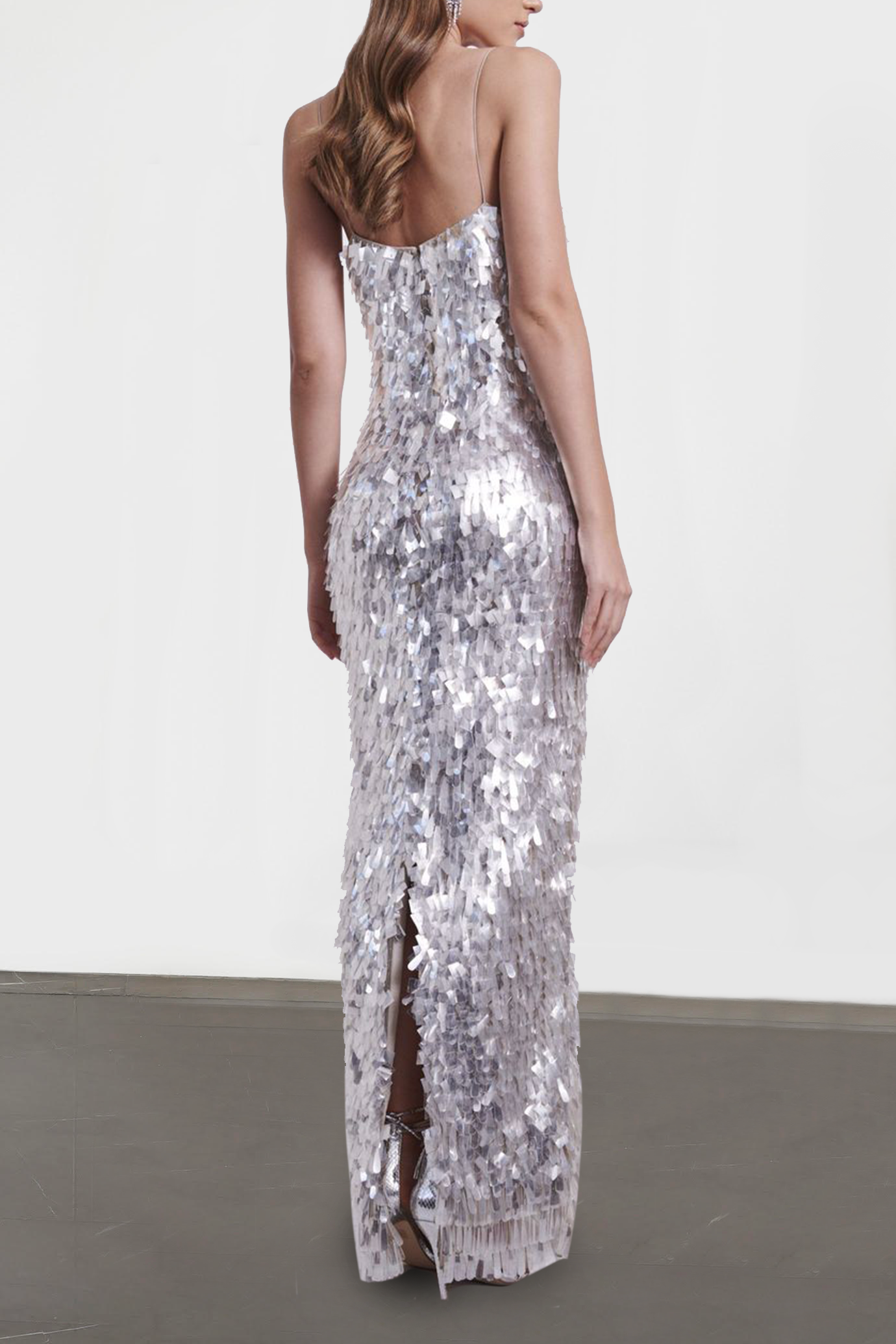 Tayah Paillette-Embellished Gown